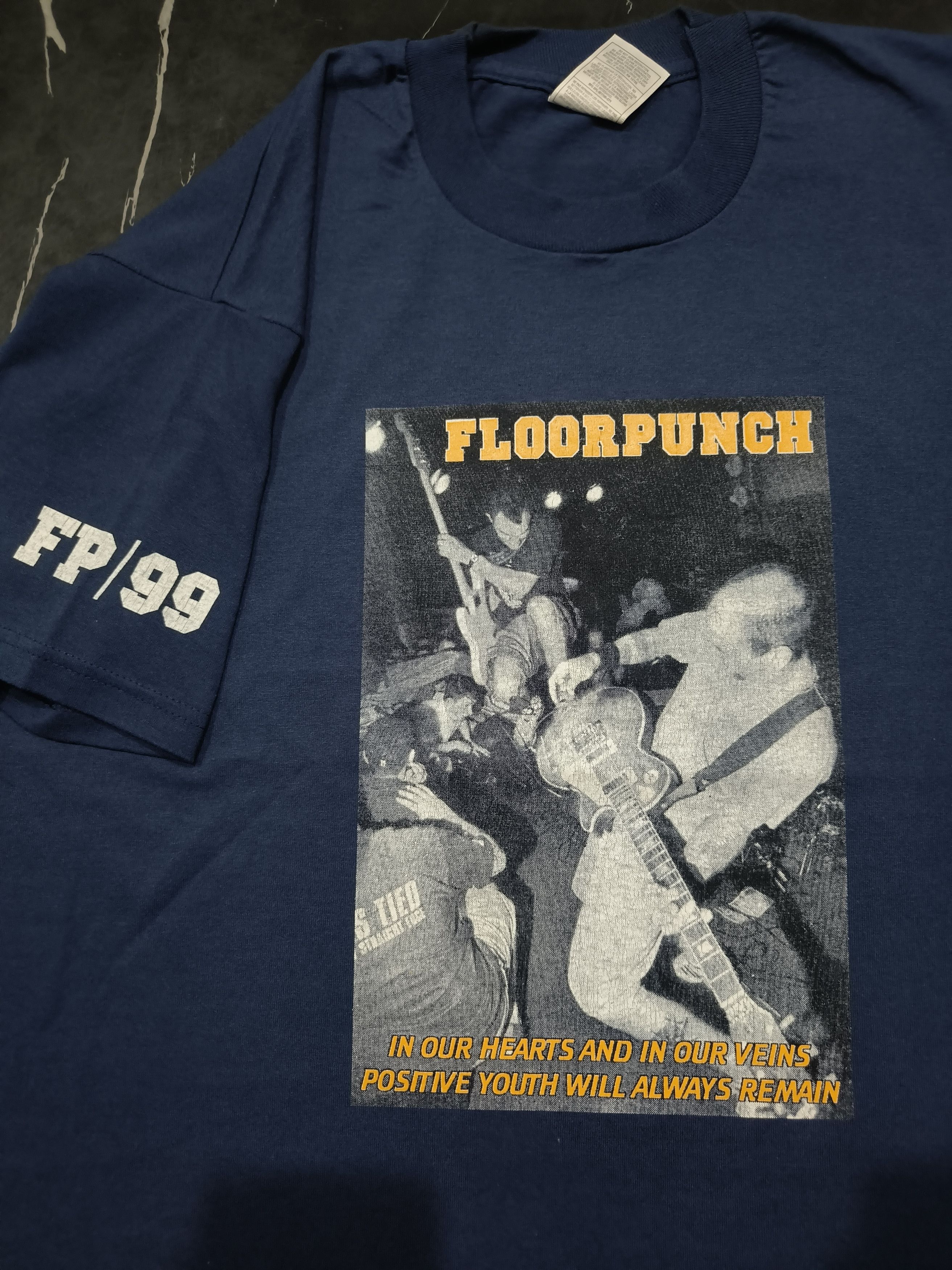 Band Tees Vintage 90s Floorpunch shirt Size US L / EU 52-54 / 3 - 1 Thumbnail