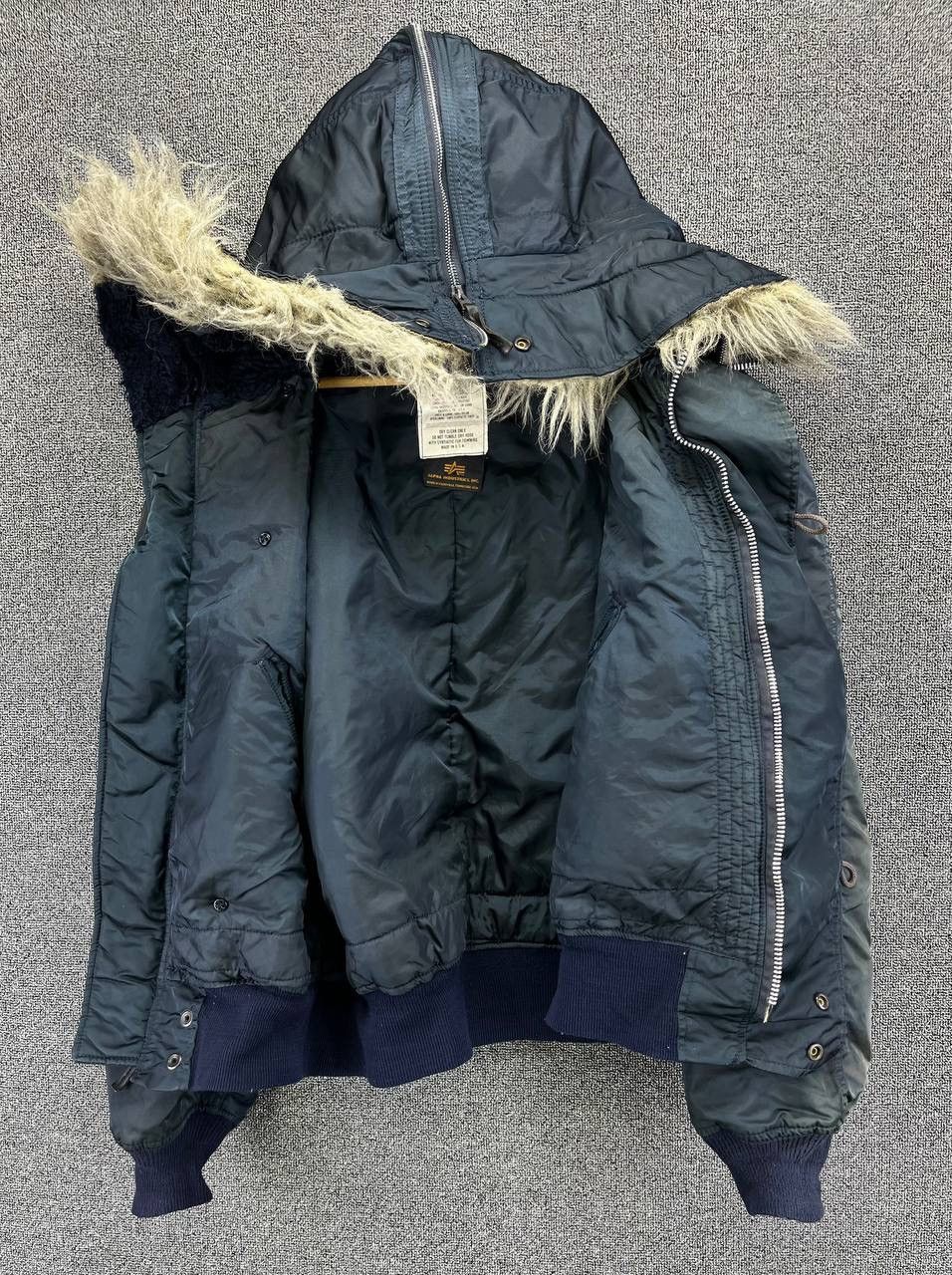Alpha Industries Vintage Alpha Industries N-2B Attached Hood Flight Jacket Size US L / EU 52-54 / 3 - 8 Thumbnail