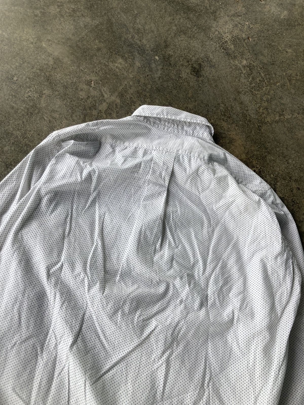 Engineered Garments Engineered Garments Polka Dot Button Up Shirt White Navy Size US M / EU 48-50 / 2 - 4 Thumbnail