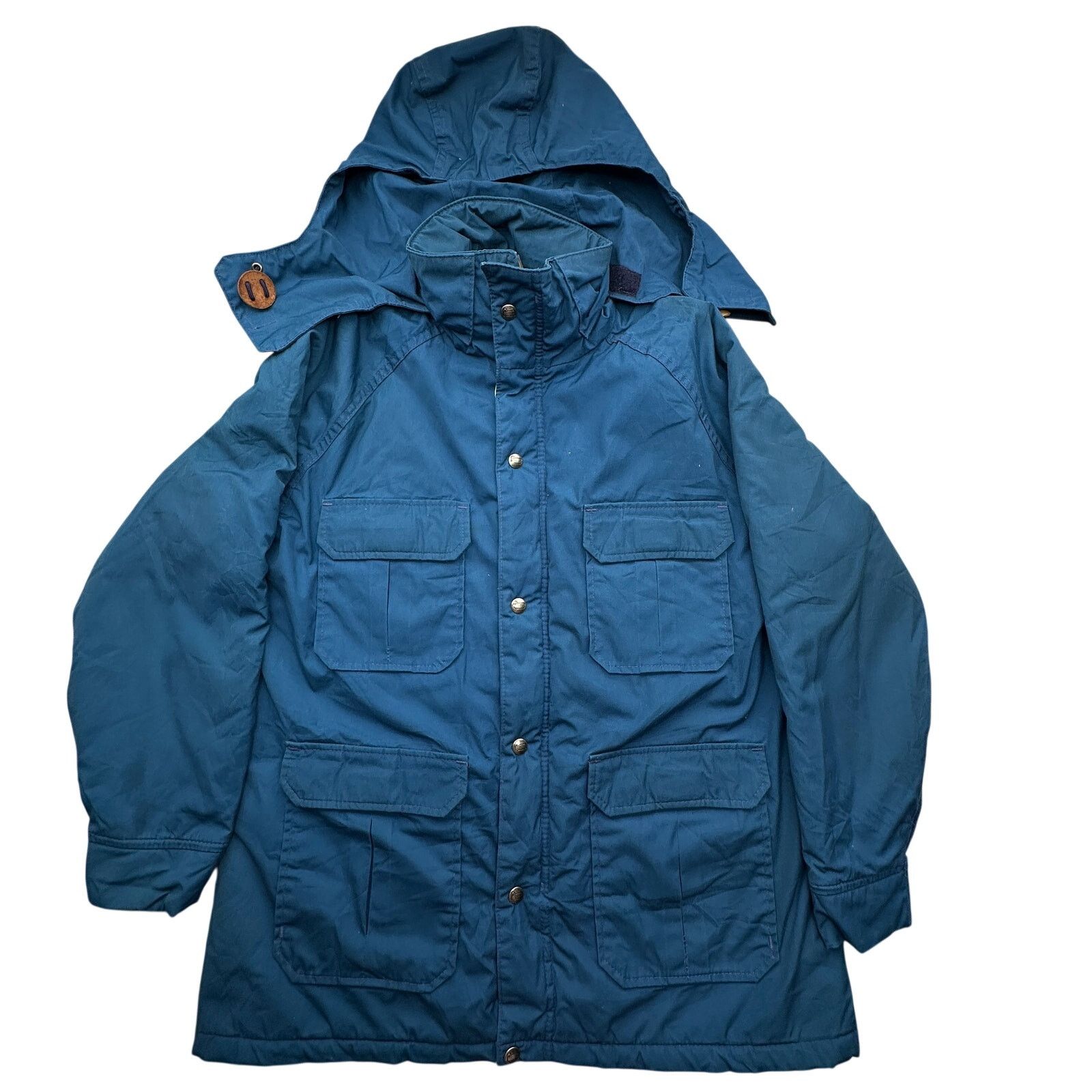 Woolrich Woolen Mills VTG Woolrich Woman Parka Hooded Jacket Womens Large Blue Size L / US 10 / IT 46 - 1 Thumbnail