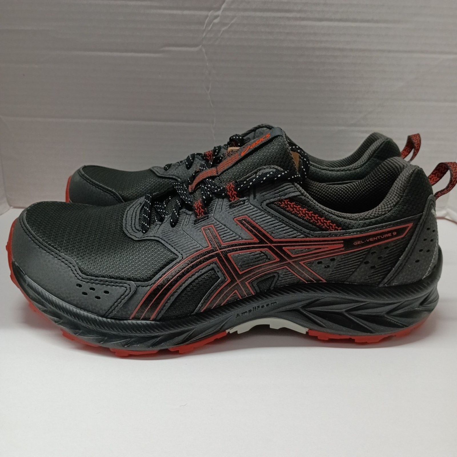 Asics ASICS Gel-Venture 9 Shoes Men's Size 11 Wide (4E) Gray Red Size US 11 / EU 44 - 3 Thumbnail