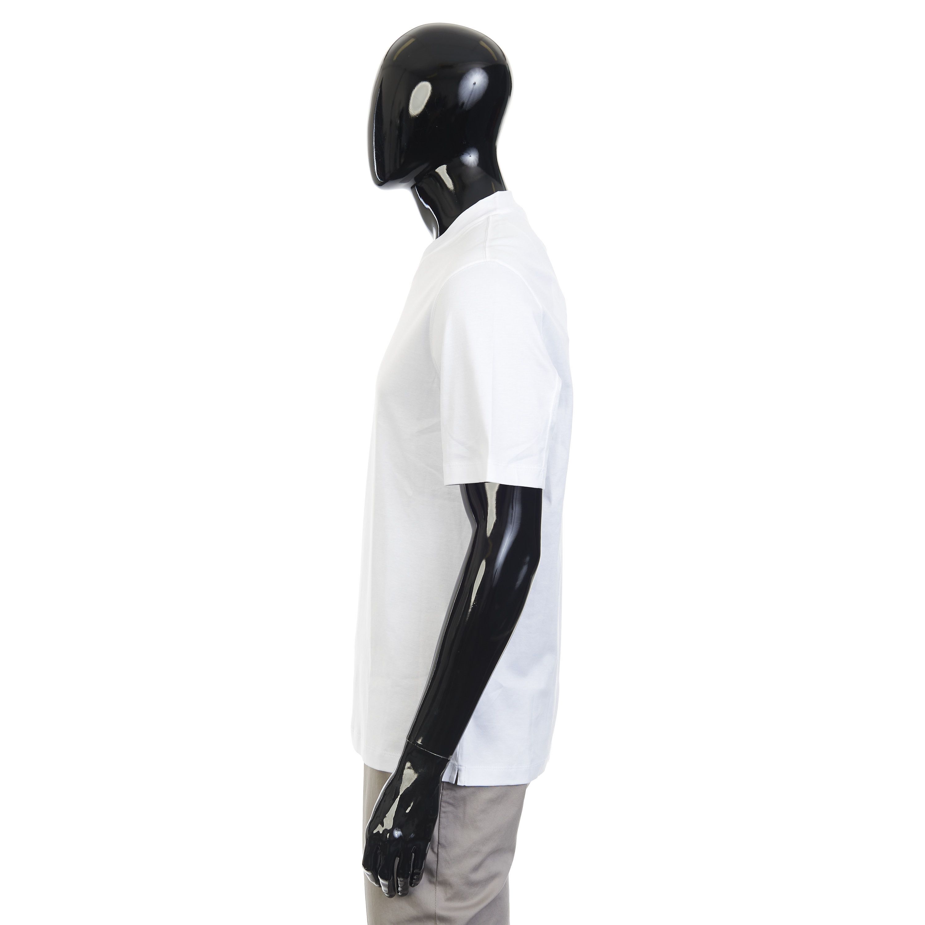 Brunello Cucinelli White Cotton Jersey V-Neck Tshirt Size 3XL Size US XXL / EU 58 / 5 - 3 Thumbnail