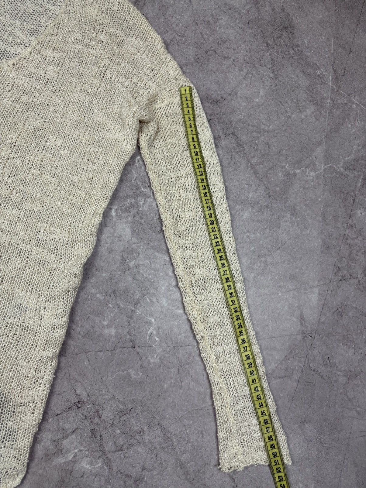Helmut Lang RARE HELMUT LANG GOLD MESH SWEATER TOP Size S / US 4 / IT 40 - 19 Thumbnail