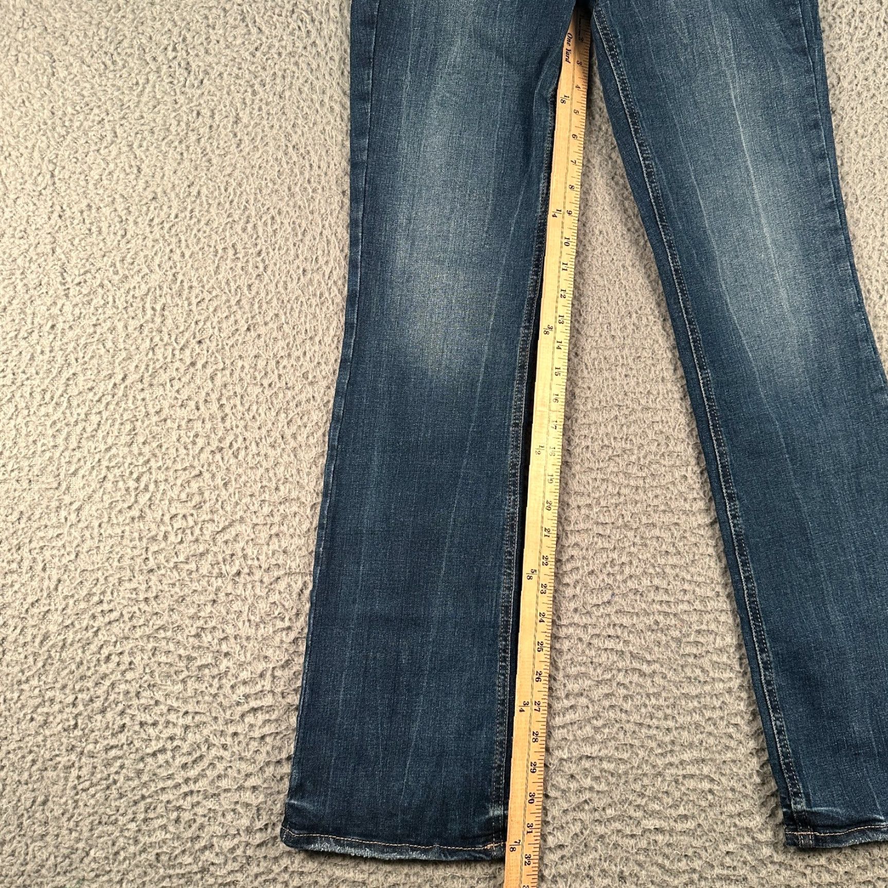 Silver Jeans Co. Silver Jeans Co Women's Jeans 27x32 Blue Suki Slim Bootcut Distressed Low Rise New Size 27" / US 4 / IT 40 - 7 Thumbnail