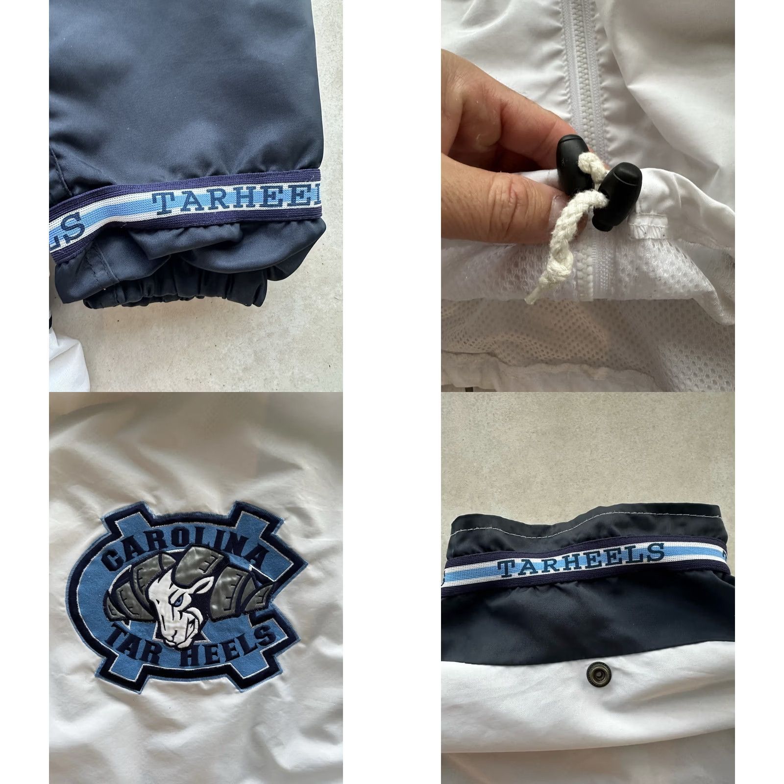 NCAA 90s North Carolina Tar Heels Full Zip Jacket Vintage XL Blue Sports UNC NCAA Men's Jacket Size US XL / EU 56 / 4 - 8 Thumbnail