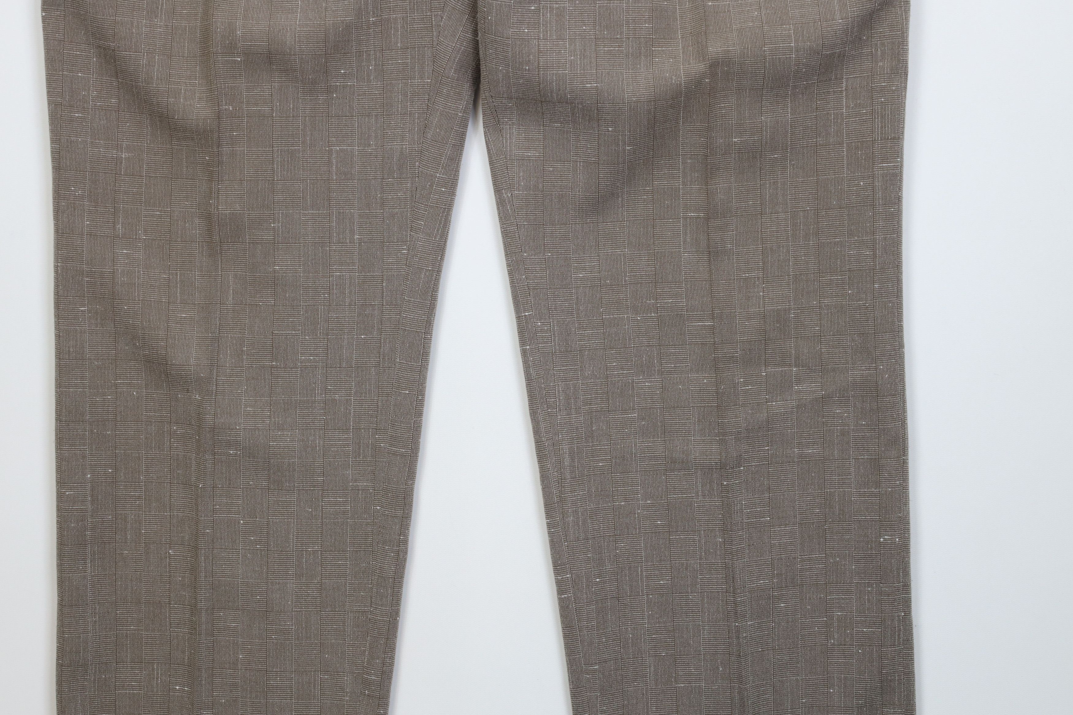 Vintage Vintage 90s Streetwear Knit Wide Leg Chino Pants Checkered Size US 36 / EU 52 - 4 Thumbnail