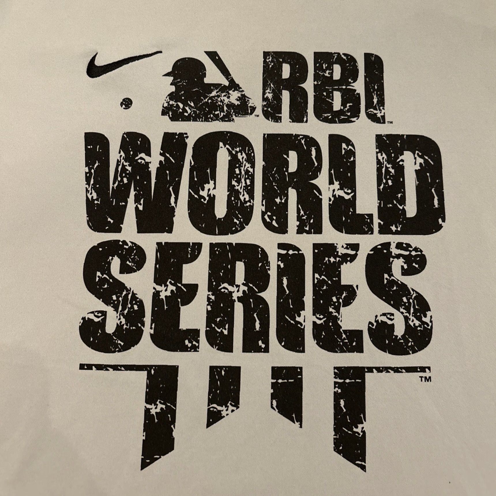 Nike NIKE DRI-FIT RBI WORLD SERIES T-SHIRT Adult Large Gray Activewear Mens Size US L / EU 52-54 / 3 - 2 Thumbnail