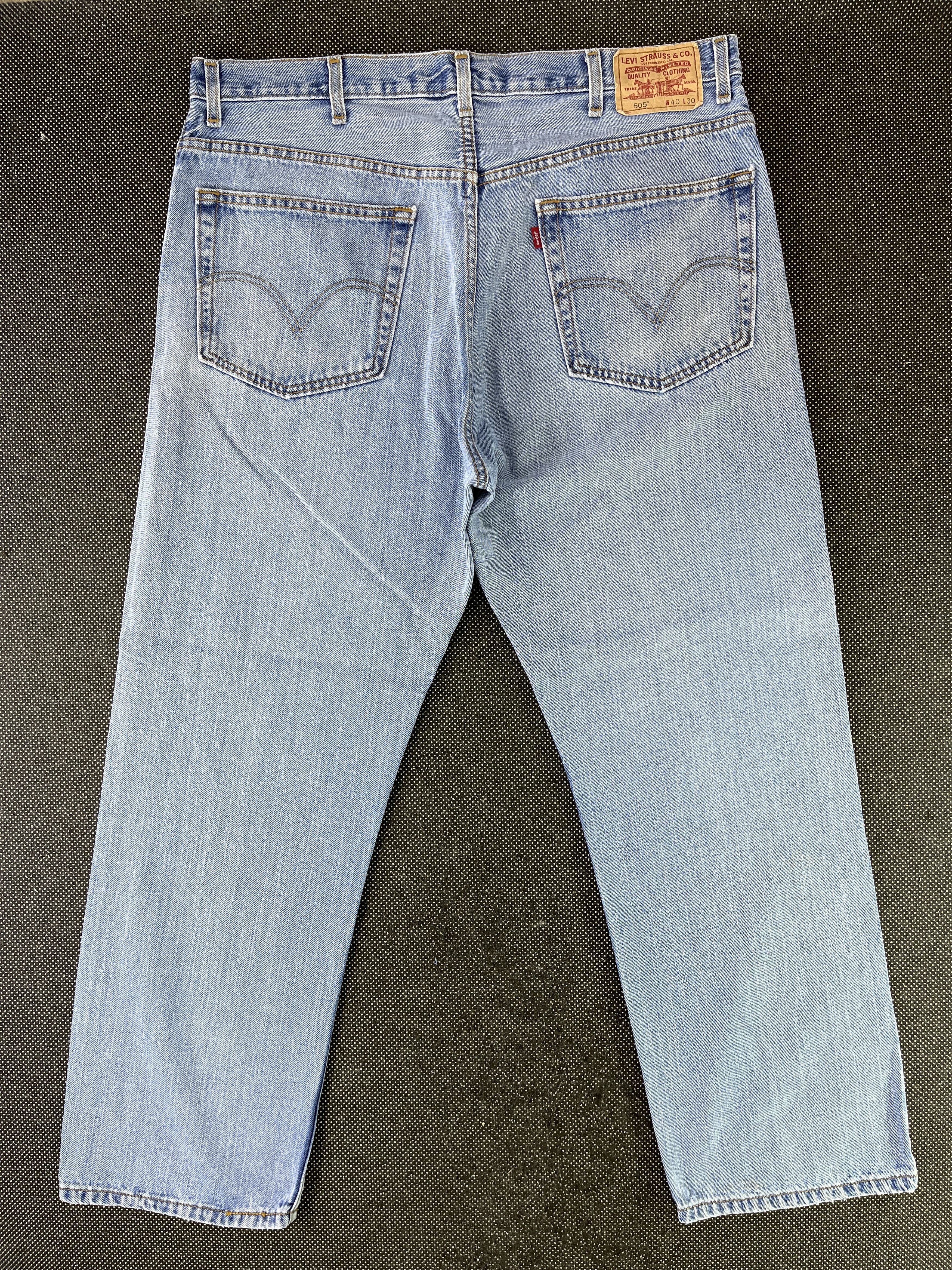 Levi's Vintage Levis 505 Regular Fit Jeans - J362 Size US 40 / EU 56 - 2 Thumbnail