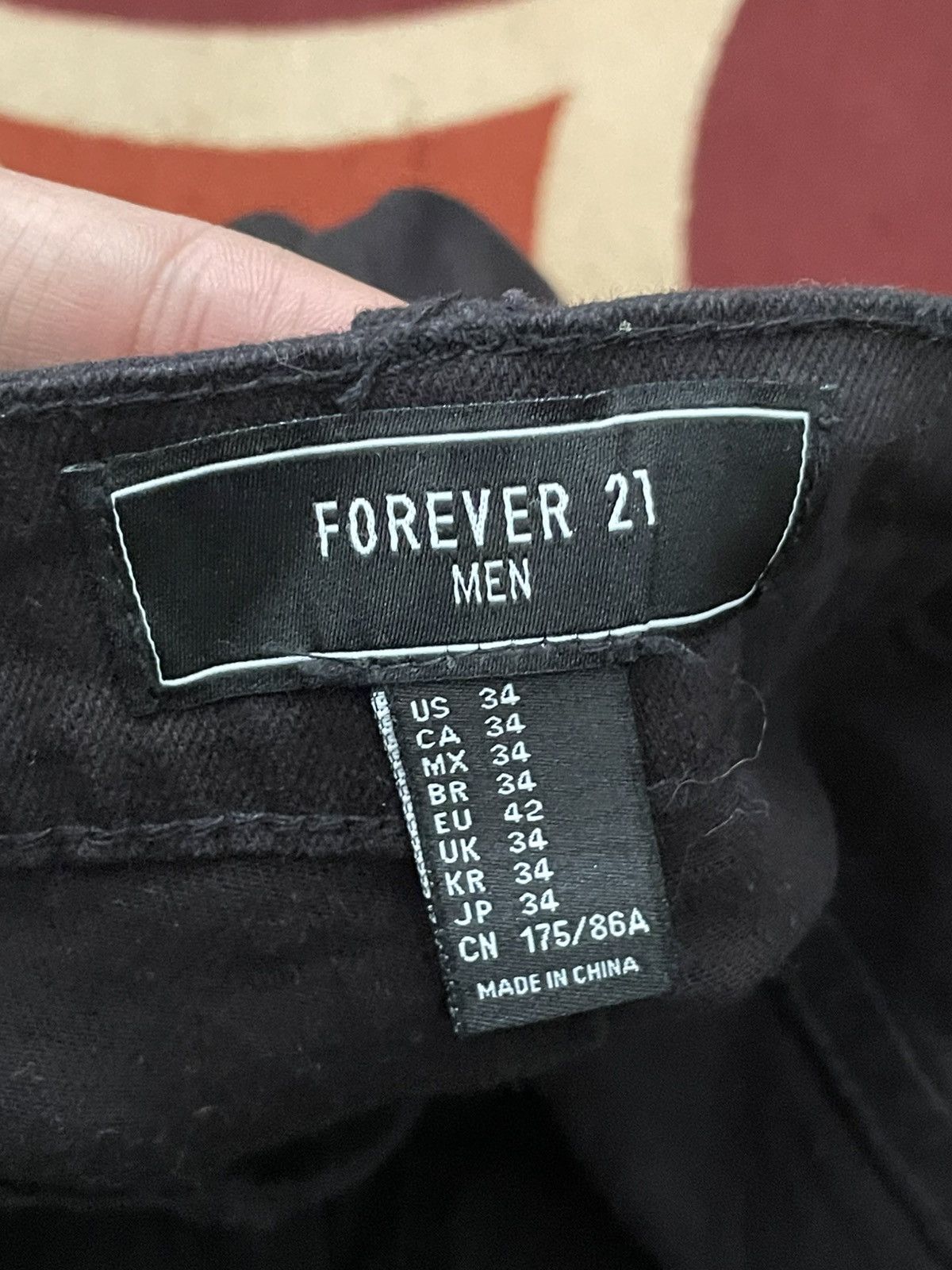 Japanese Brand Forever Biker denim black Size US 35 - 7 Thumbnail