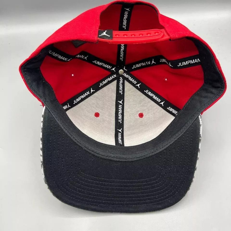 Jordan Brand Air Jordan Hat Men Red Cement Elephant Jumpman Snap Back Cap Size ONE SIZE - 4 Thumbnail