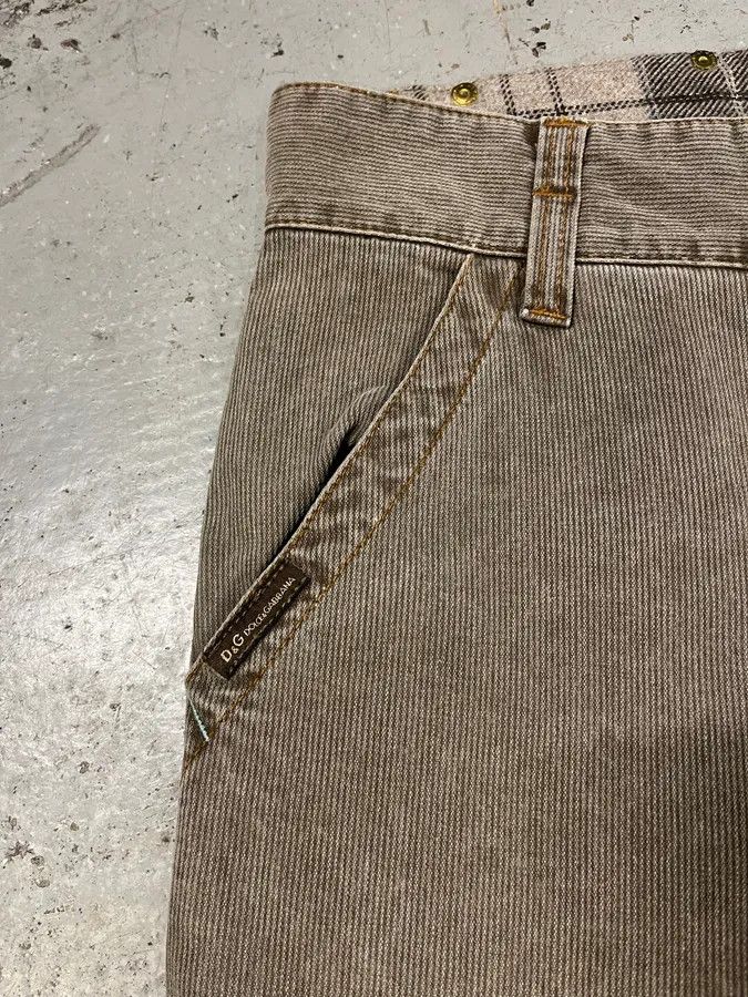 Dolce & Gabbana AW2003 Dolce & Gabbana Grey Cargo Straight Cozy Pants Size US 33 - 10 Thumbnail