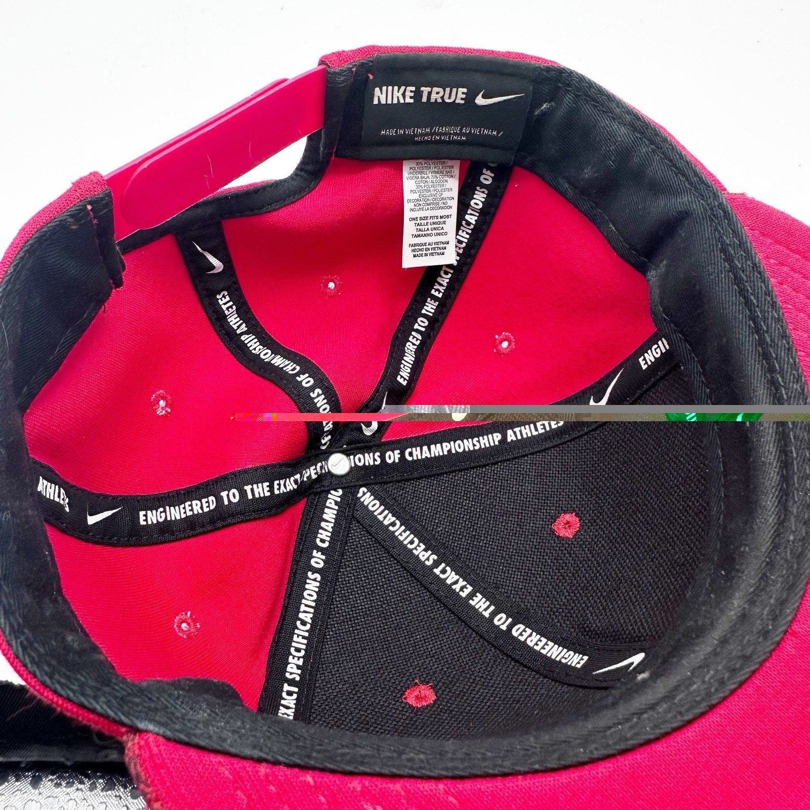 Nike Nike True Dri Fit Hat Snapback Cap Adjustable Heathered Red Size ONE SIZE - 9 Thumbnail