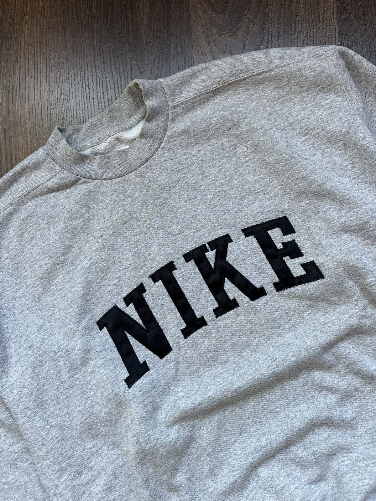 Nike × Vintage Vintage Hoodie Sweatshirt Nike Spelllout 90s L Y2K Size US L / EU 52-54 / 3 - 3 Thumbnail