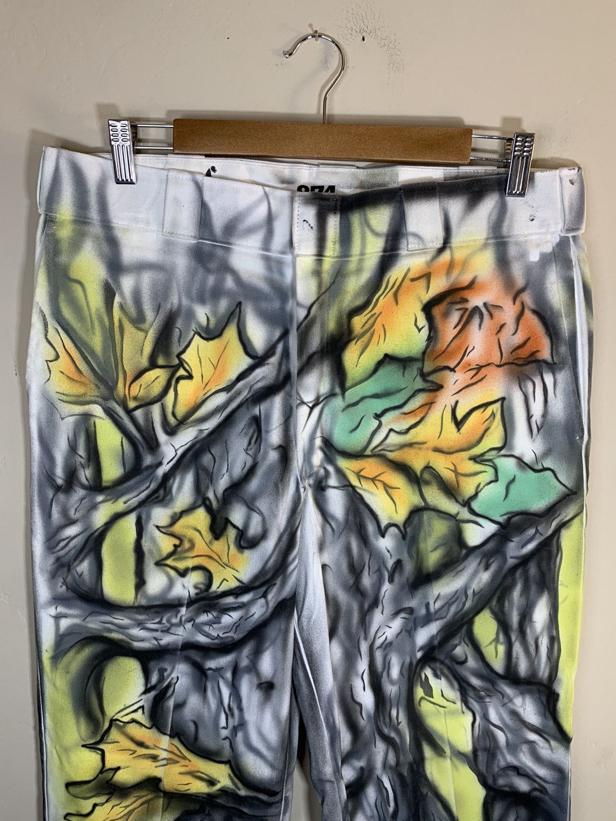 Dickies *RARE* Airbrushed Leaves & Branches Dickies 874 Pants 34x30 Size US 34 / EU 50 - 3 Thumbnail