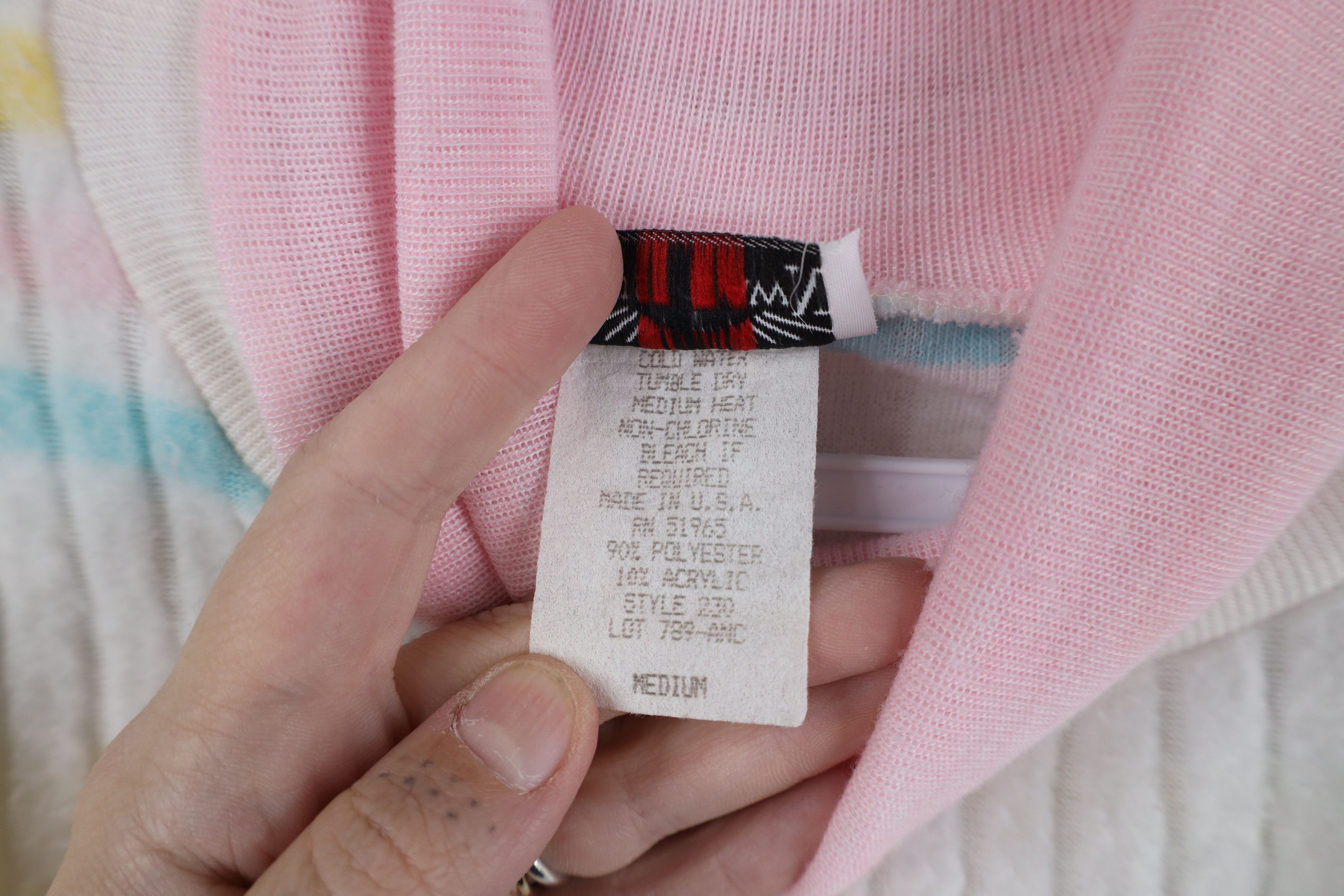 Vintage Vintage 90s Streetwear Fleece Turtleneck Sweatshirt USA Size M / US 6-8 / IT 42-44 - 8 Thumbnail