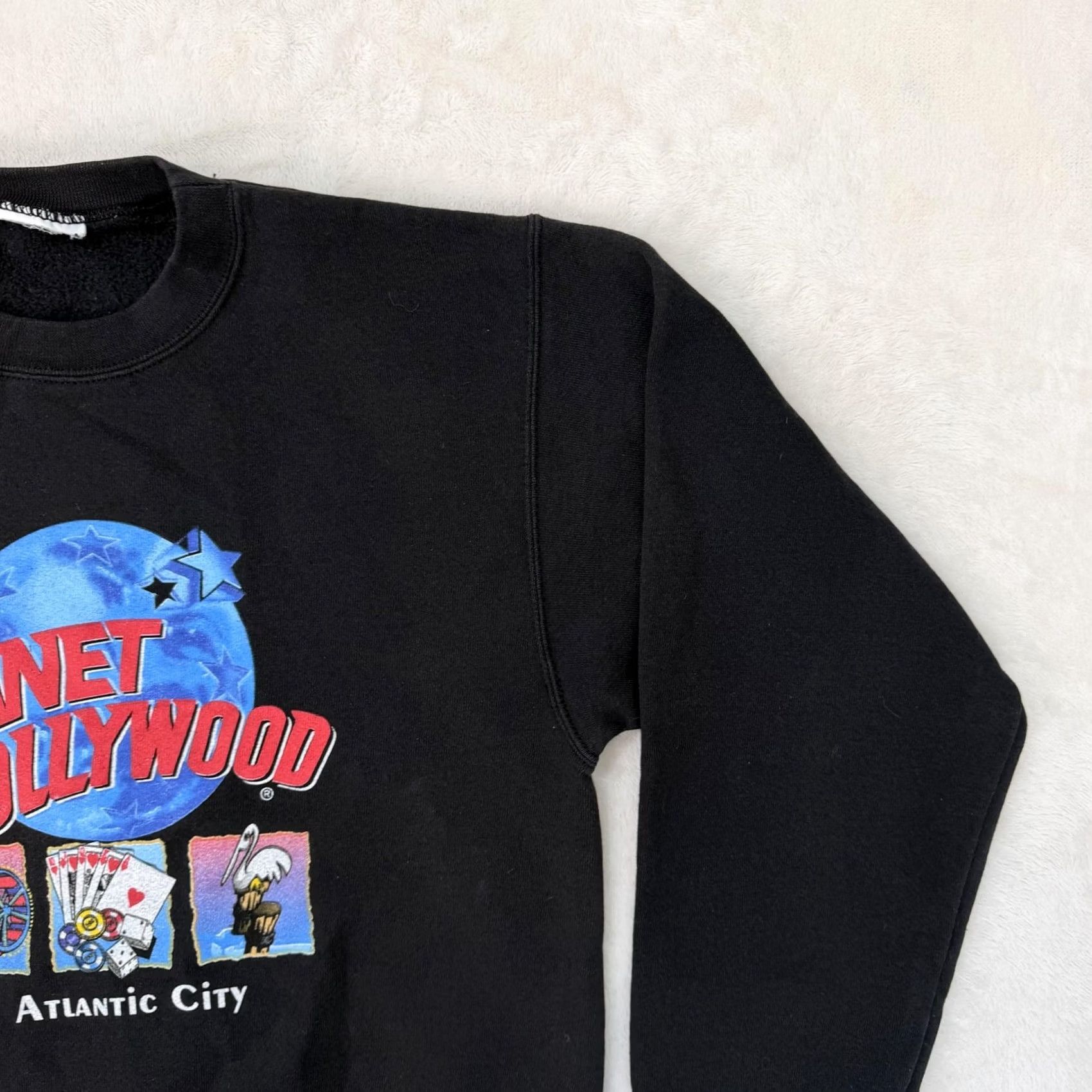 Planet Hollywood Planet Hollywood Sweatshirt Mens Small Black Atlantic City Graphic Pullover Size US S / EU 44-46 / 1 - 3 Thumbnail