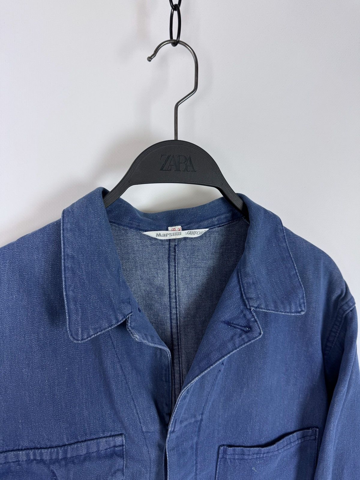 Vintage 70-80’s Vintage Distressed Marsum Sanfor Boxy Work Jacket Size US M / EU 48-50 / 2 - 6 Thumbnail