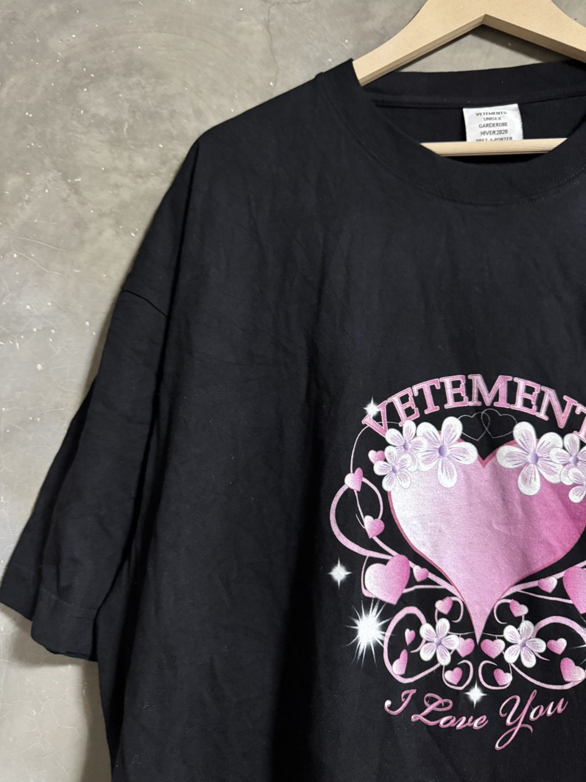 Vetements Vetements - I Love You Tee Size US L / EU 52-54 / 3 - 4 Thumbnail