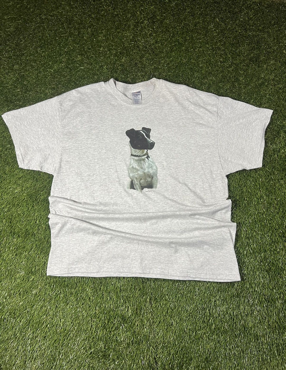 Habitat Vintage Y2k Essential Terrier Dog Animal Blank Layering Tee Size US XXL / EU 58 / 5 - 1 Thumbnail