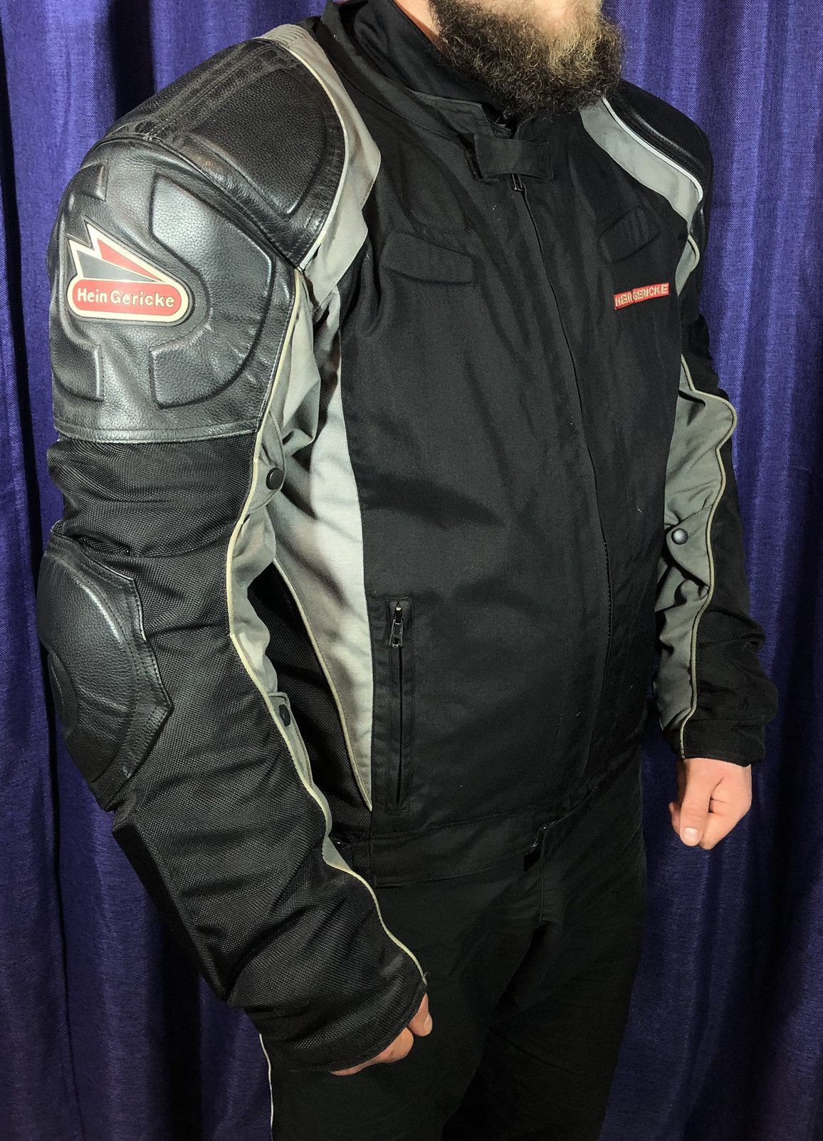 Harley Davidson × Hein Gericke × Honda Hain Gericke Motorcycle Moto Racing Jacket Size US XL / EU 56 / 4 - 1 Thumbnail