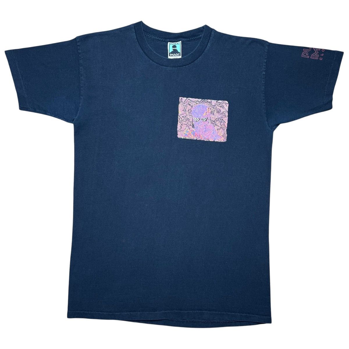 Other Vintage 1990s Public Image Clothing Trippy Psychedelic Tee Size US L / EU 52-54 / 3 - 2 Thumbnail