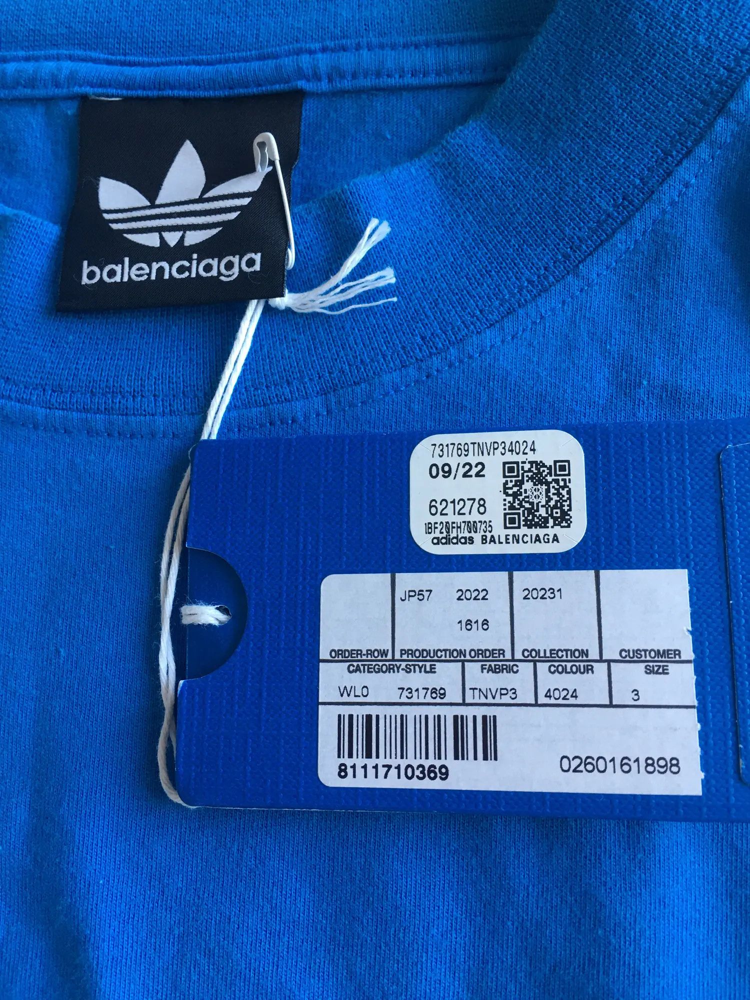 Adidas × Balenciaga SS'23 Logo Tee Size US L / EU 52-54 / 3 - 2 Thumbnail
