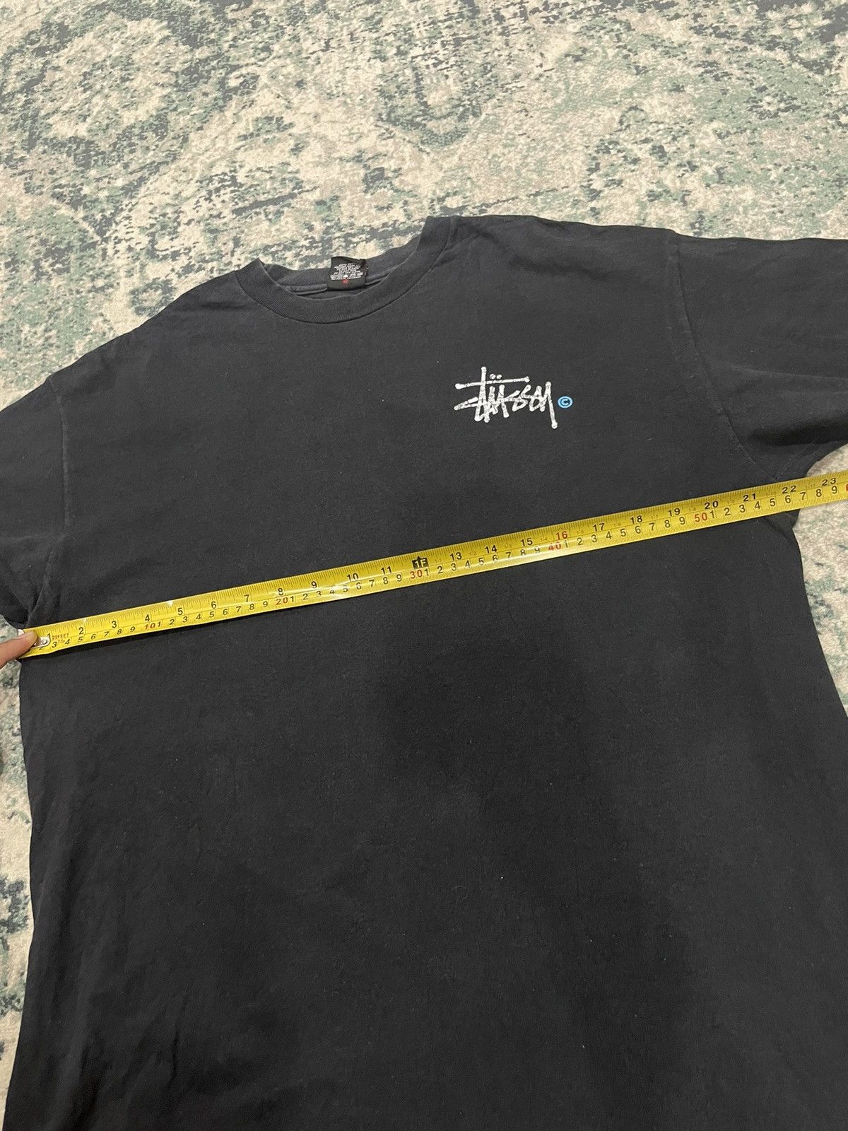 Stussy Vintage Stussy Big Logo Tee Shirt Size US L / EU 52-54 / 3 - 12 Thumbnail