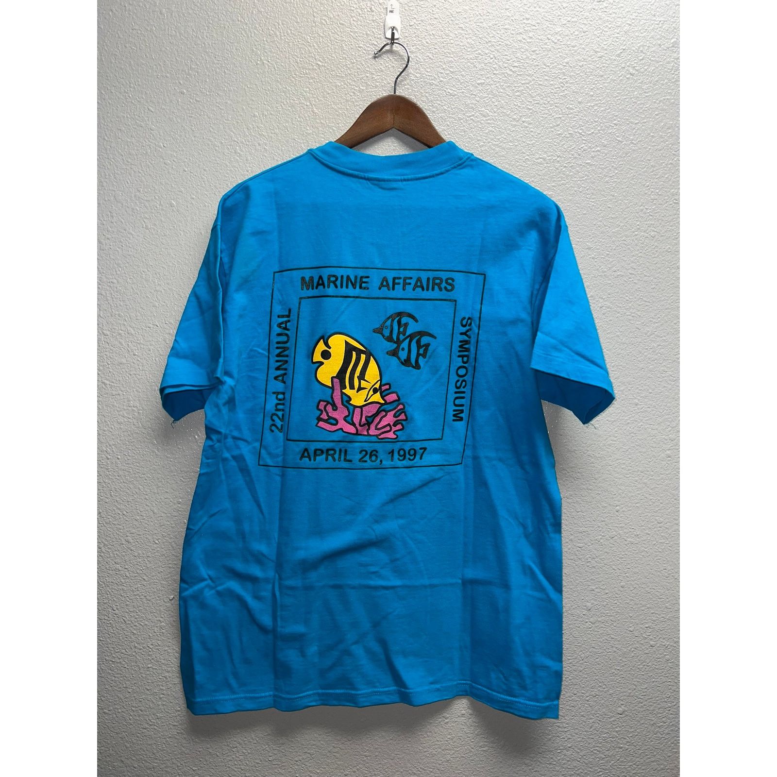 Hanes Vintage Marine Shirt Marine Affairs Symposium Science Tee 90 Size US L / EU 52-54 / 3 - 1 Thumbnail
