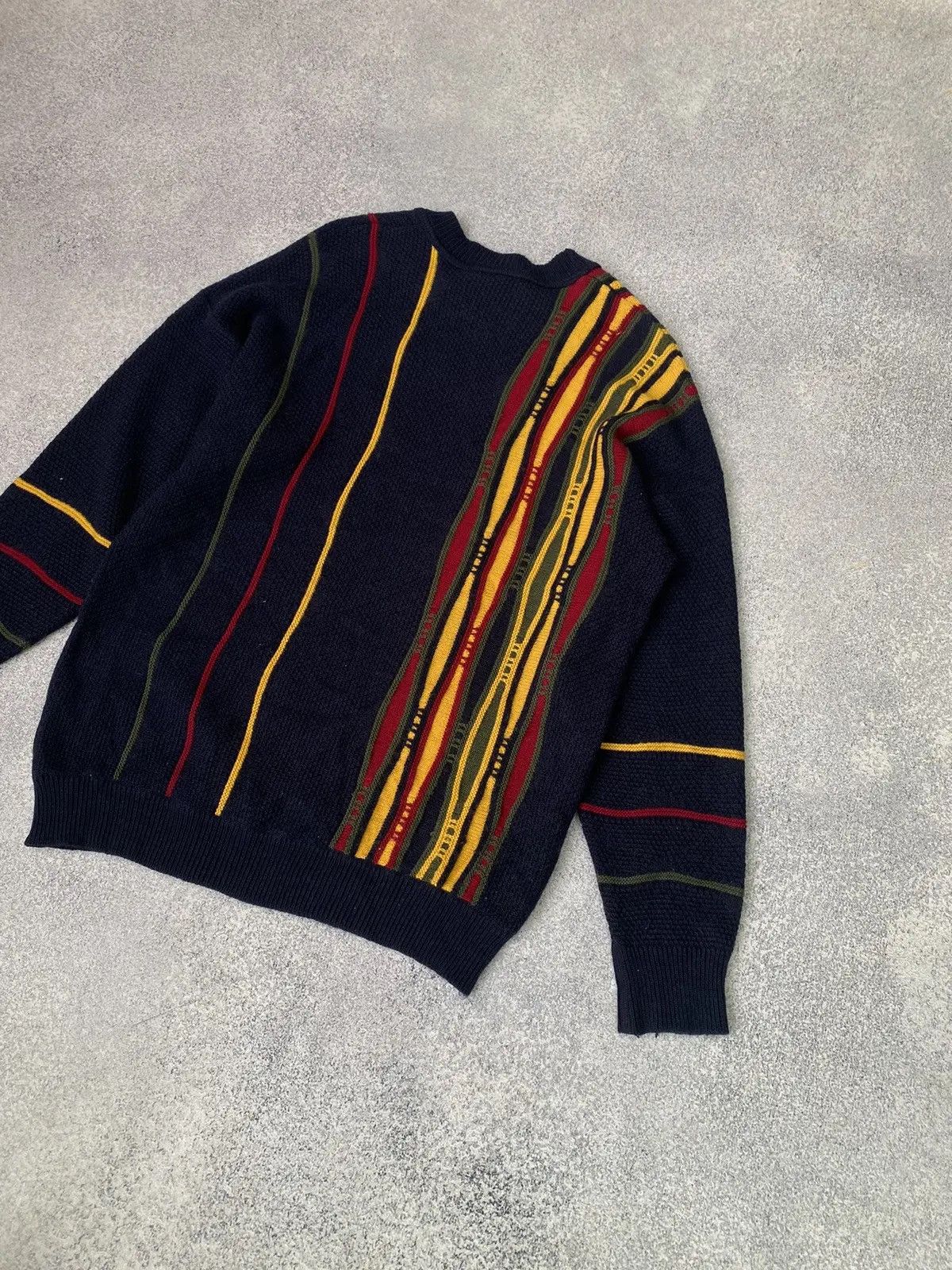 Lacoste × Vintage Vintage Lacoste Coogi Style Sweater Size US L / EU 52-54 / 3 - 9 Thumbnail