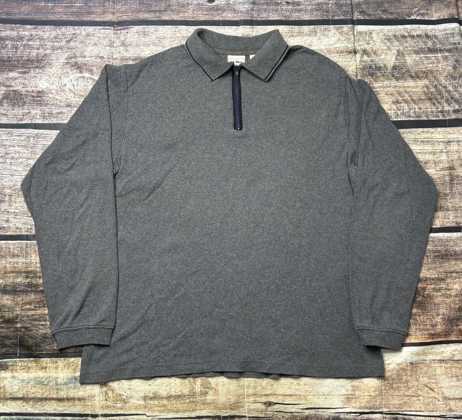 L.L. Bean LL Bean Sweater Men's Medium 1/4 Zip Pullover Cotton Canada Size US M / EU 48-50 / 2 - 1 Thumbnail
