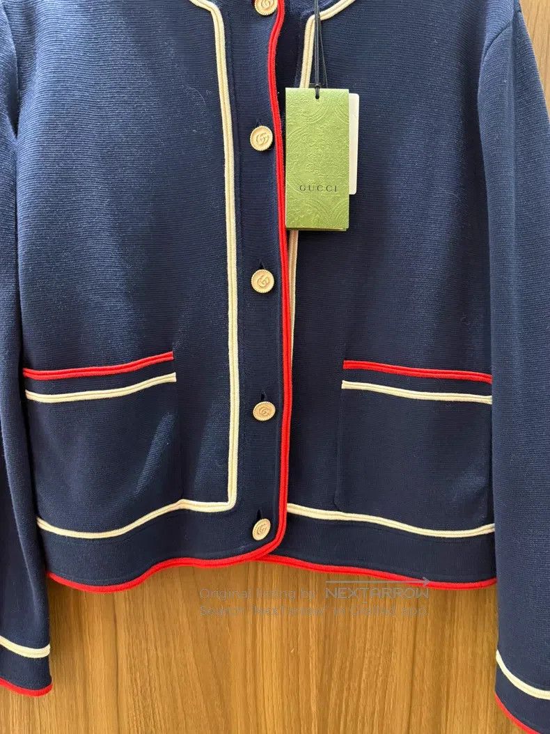 Gucci Gucci Colour-blocked knitted cardigan coat Size S / US 4 / IT 40 - 3 Thumbnail