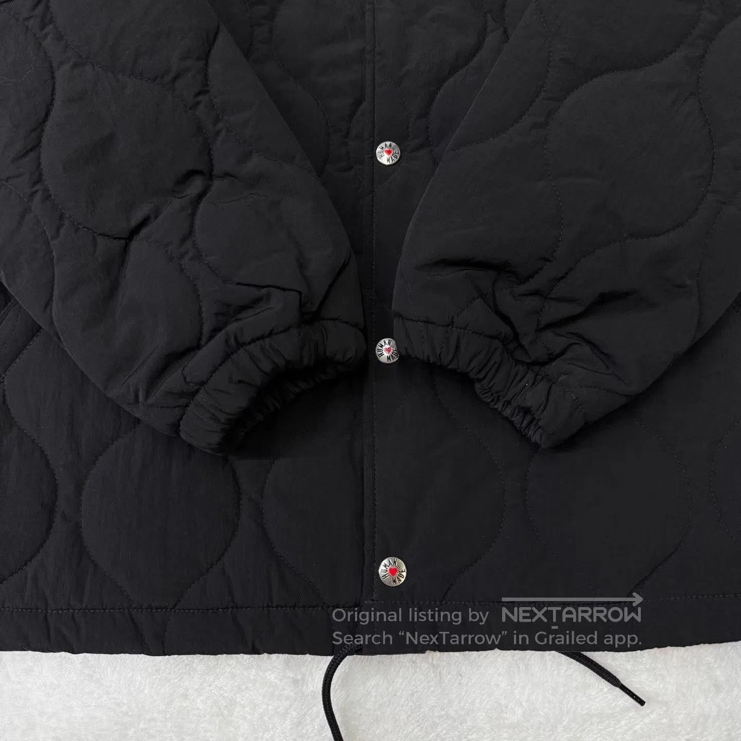 Human Made Black Quilted Button. Size US L / EU 52-54 / 3 - 2 Thumbnail