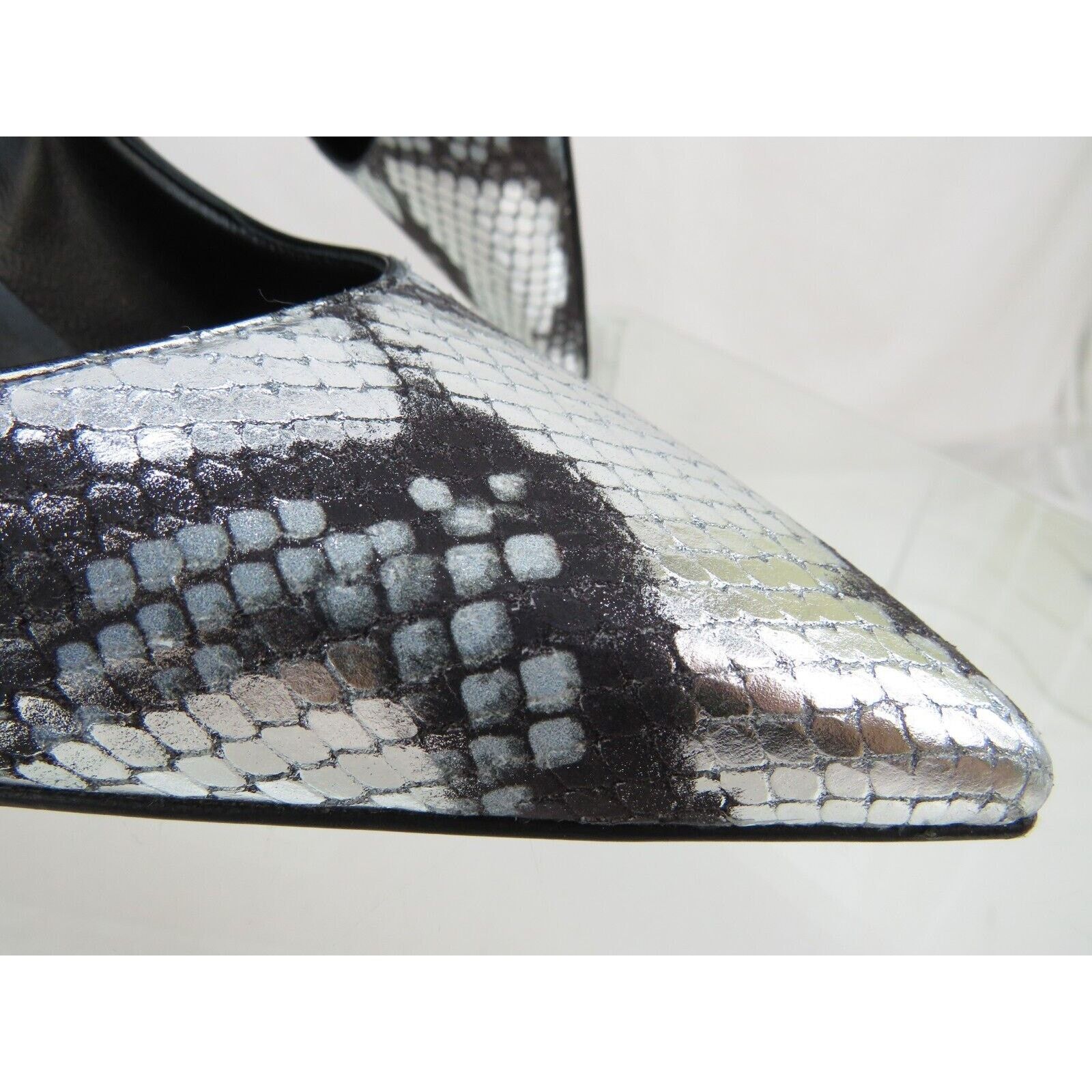 Christian Louboutin CONDORA 85 METALLIC SNAKE LEATHER POINTED TOE PUMPS 39.5 Size US 9.5 / IT 39.5 - 10 Thumbnail