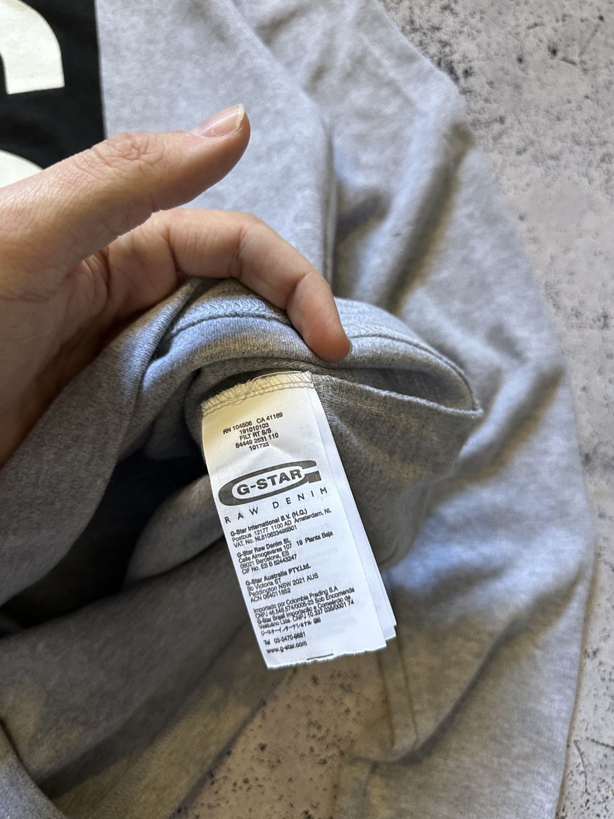 G-Star × Vintage Vintage G-star Raw Sweatshirt Big Logo Grey Size L Y2K USA Size US L / EU 52-54 / 3 - 5 Thumbnail