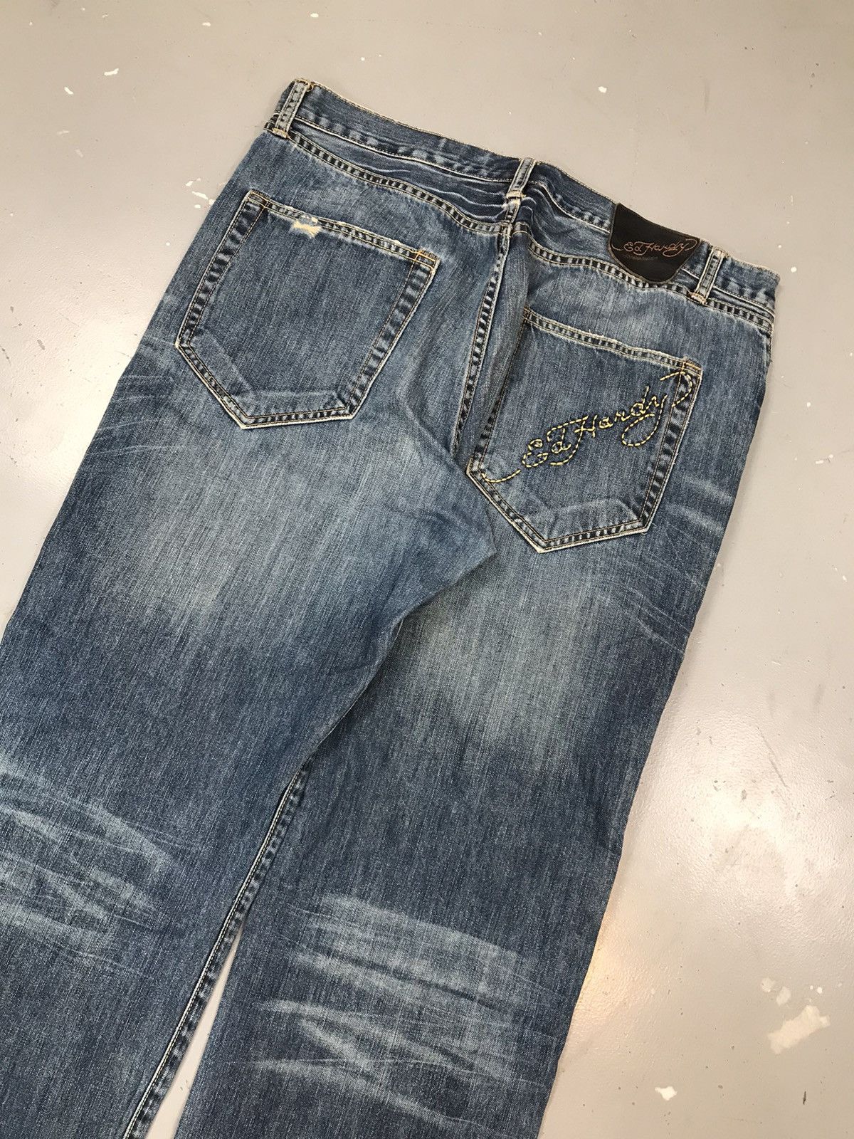 Ed Hardy × Vintage Vintage Edhardy straight fit denim Size US 40 / EU 56 - 10 Thumbnail