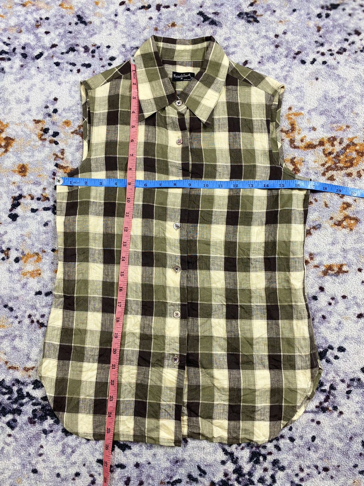 Margaret Howell × Vintage Margaret Howell vest flanel button up shirt Size US M / EU 48-50 / 2 - 8 Thumbnail