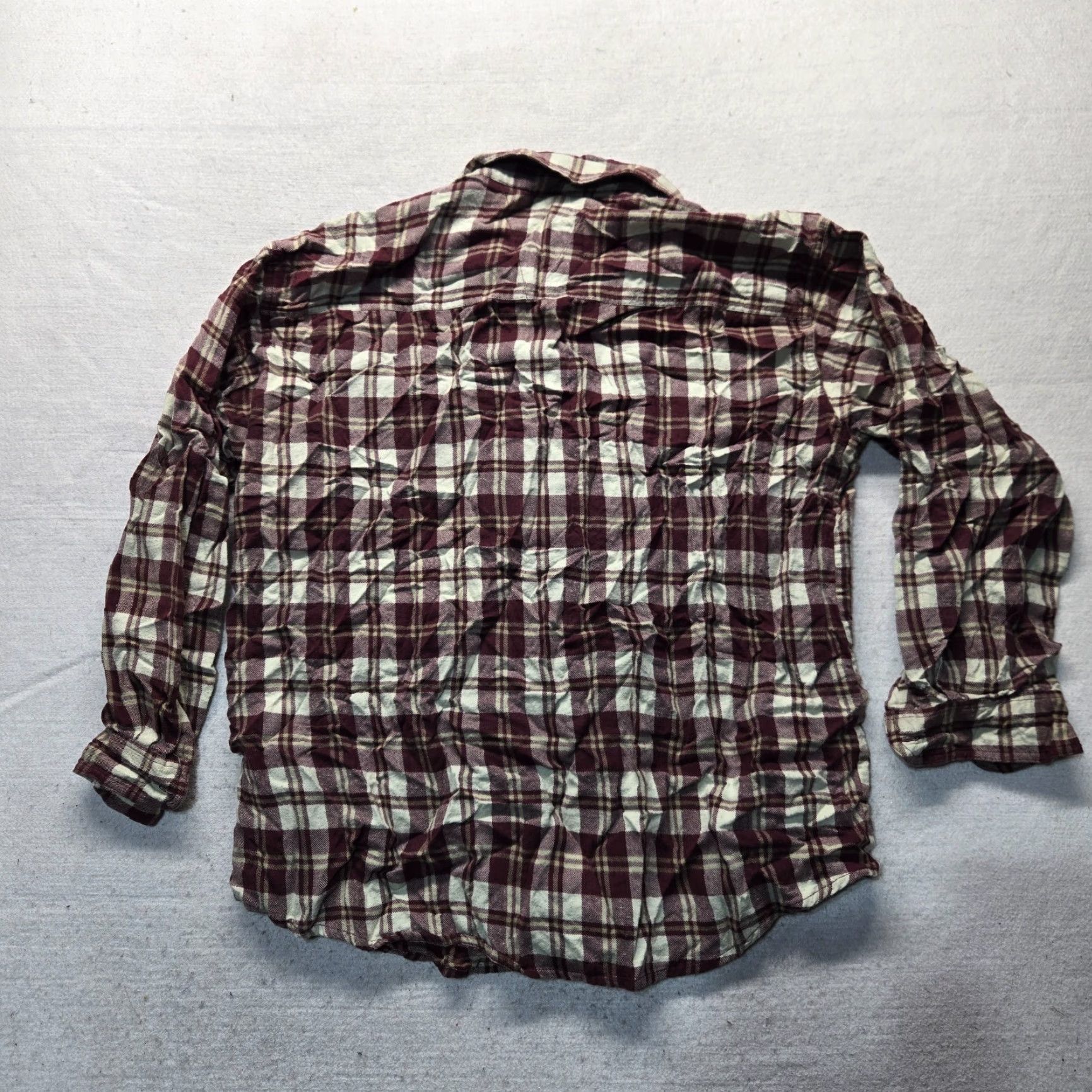 Urban Outfitters VINTAGE Outfitters Men’s Long Sleeve Red Plaid Flannel Shirt 2X Big & Tall Casual Warm Size US XXL / EU 58 / 5 - 7 Thumbnail