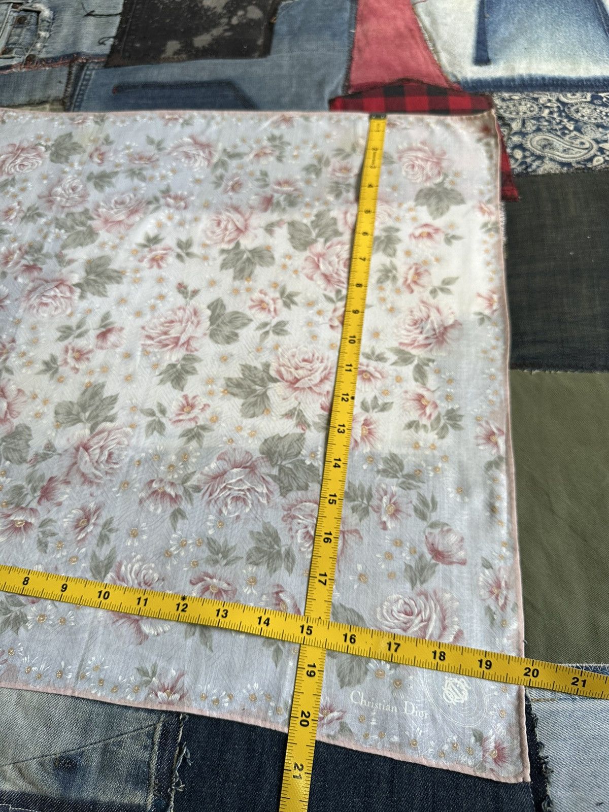 Vintage Vintage Christian Dior Handkerchief/ Neckerchief/ Bandana Size ONE SIZE - 17 Thumbnail