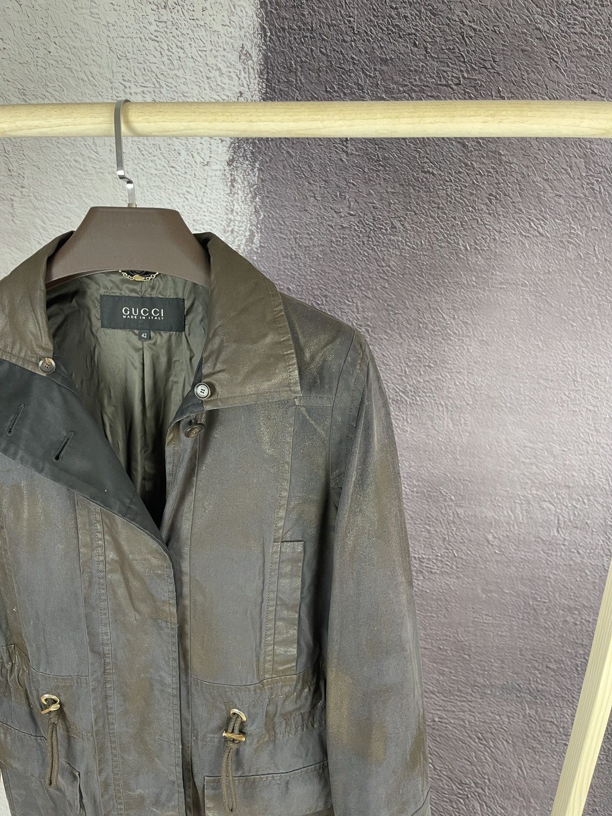 Gucci Gucci vintage rare light coat jacket luxury Size M / US 6-8 / IT 42-44 - 6 Thumbnail