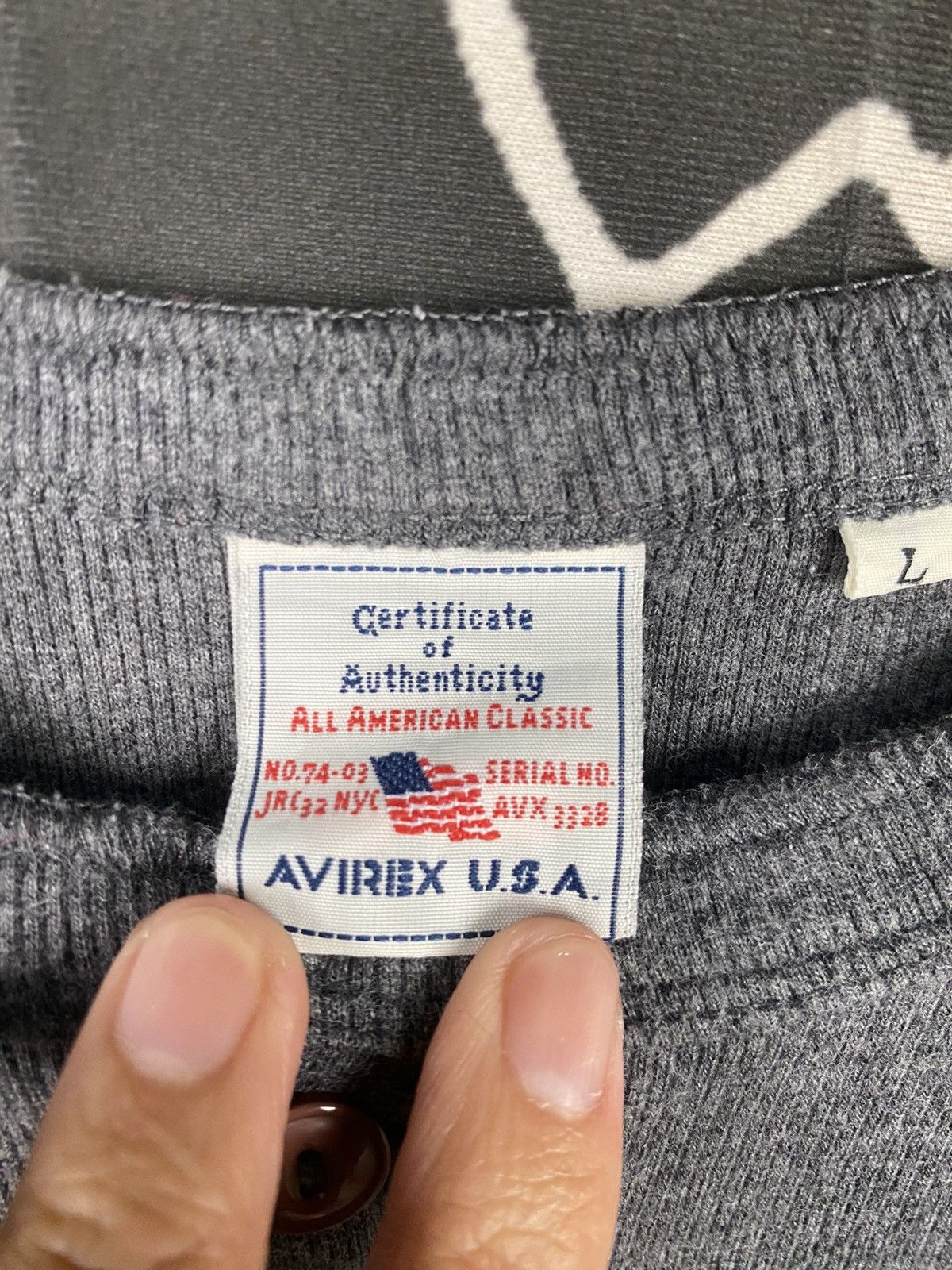 Avirex Vintage Avirex Button Tee Size US S / EU 44-46 / 1 - 4 Thumbnail
