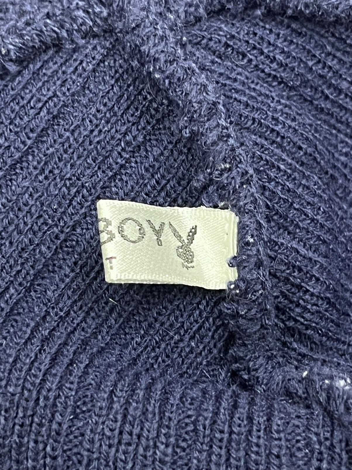 Playboy FYE 90’s PLAYBOY Classis Script Spell-Out Big Bunny Beanie💥 Size ONE SIZE - 12 Thumbnail