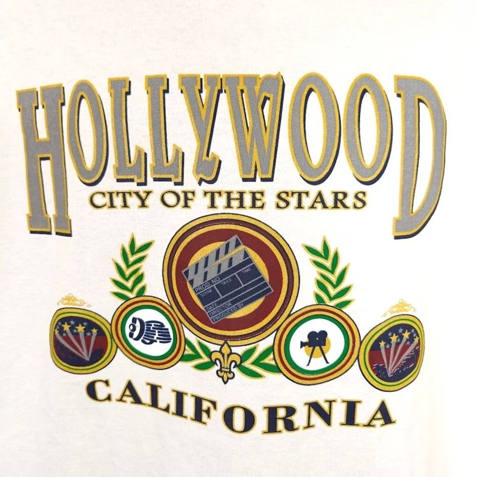 Delta VINTAGE Delta T Shirt Mens XL White Y2K California Movies Destination Beach Palm Trees 2000s Mens Size US XL / EU 56 / 4 - 3 Thumbnail
