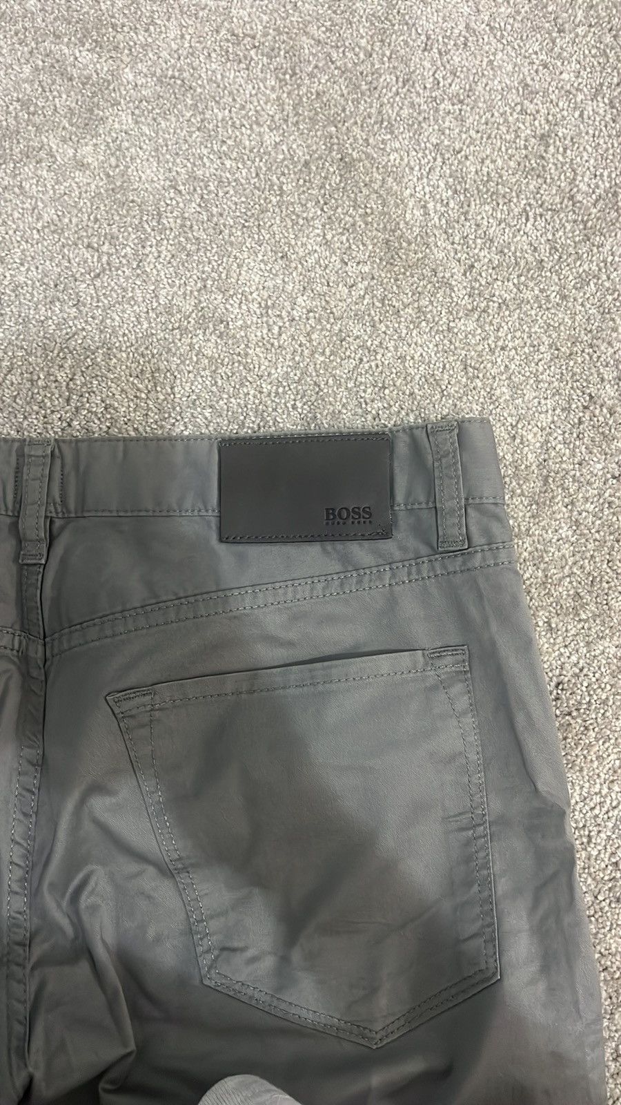 Hugo Boss Hugo Boss Grey Stretch Pants Size US 32 / EU 48 - 4 Thumbnail
