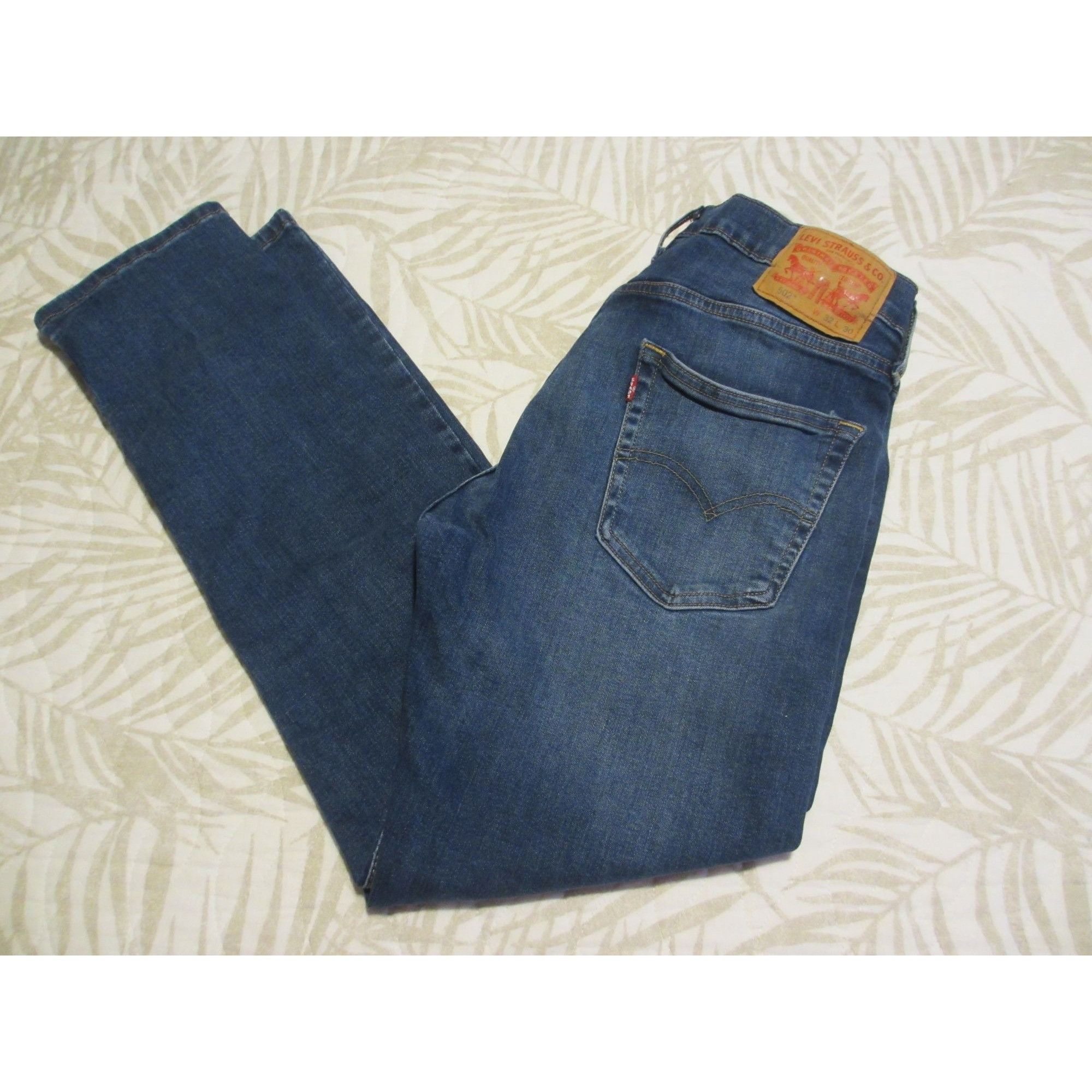 Levi's Levis 502 Vintage Worn-In Blue Denim Jeans W32 L30 Size US 32 / EU 48 - 5 Thumbnail