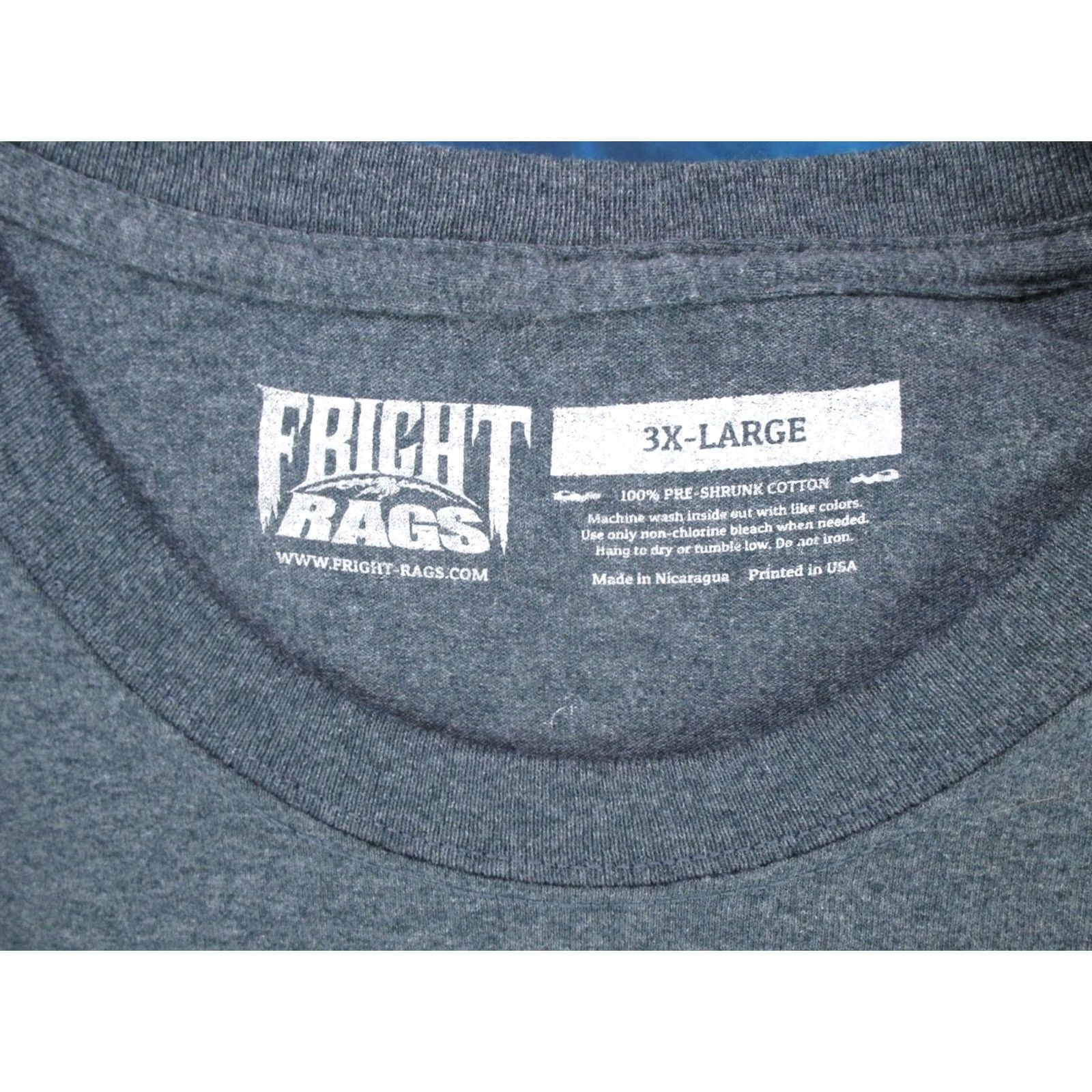 Vintage VINTAGE FRIGHT RAGS STRANGER THINGS Hawkins Middle AV Club T-Shirt 3XL horror sci fi Shirt Men Gray 80s 90s Size US XL / EU 56 / 4 - 8 Thumbnail