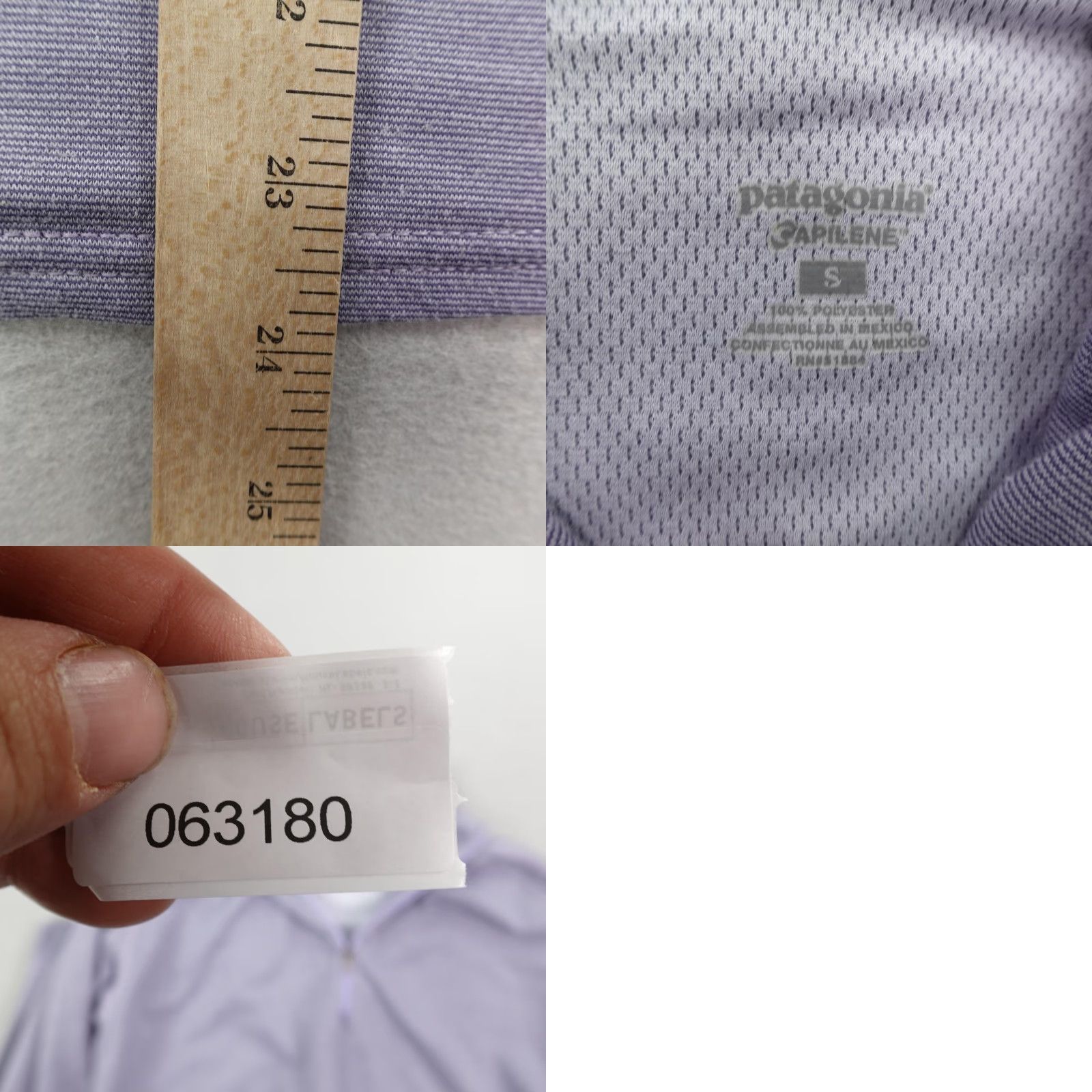 Patagonia Patagonia Capilene Pullover Sweater Womens Small Purple 1/4 Zip Lightweight Knit Size S / US 4 / IT 40 - 8 Thumbnail
