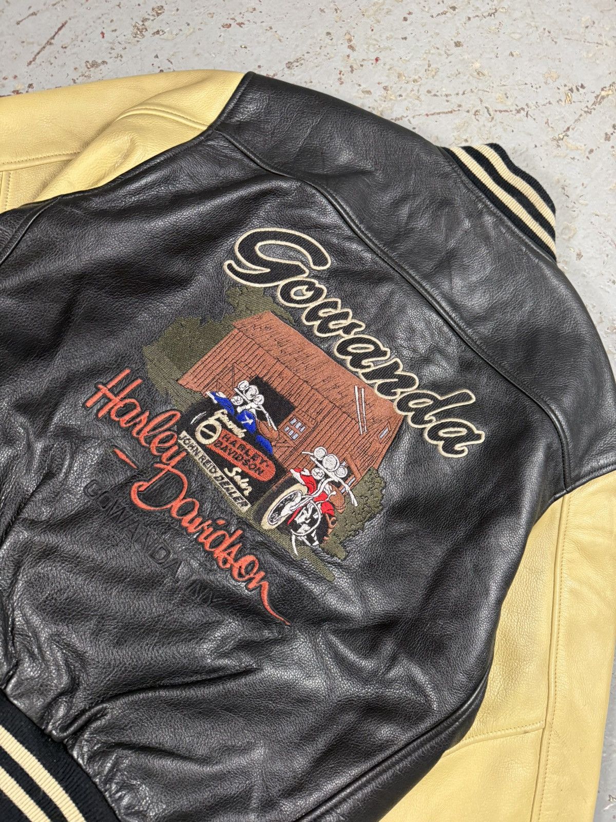 Harley Davidson Insane Vintage Harley Davidson Leather 2 Tone Classic Jacket Size US M / EU 48-50 / 2 - 7 Thumbnail