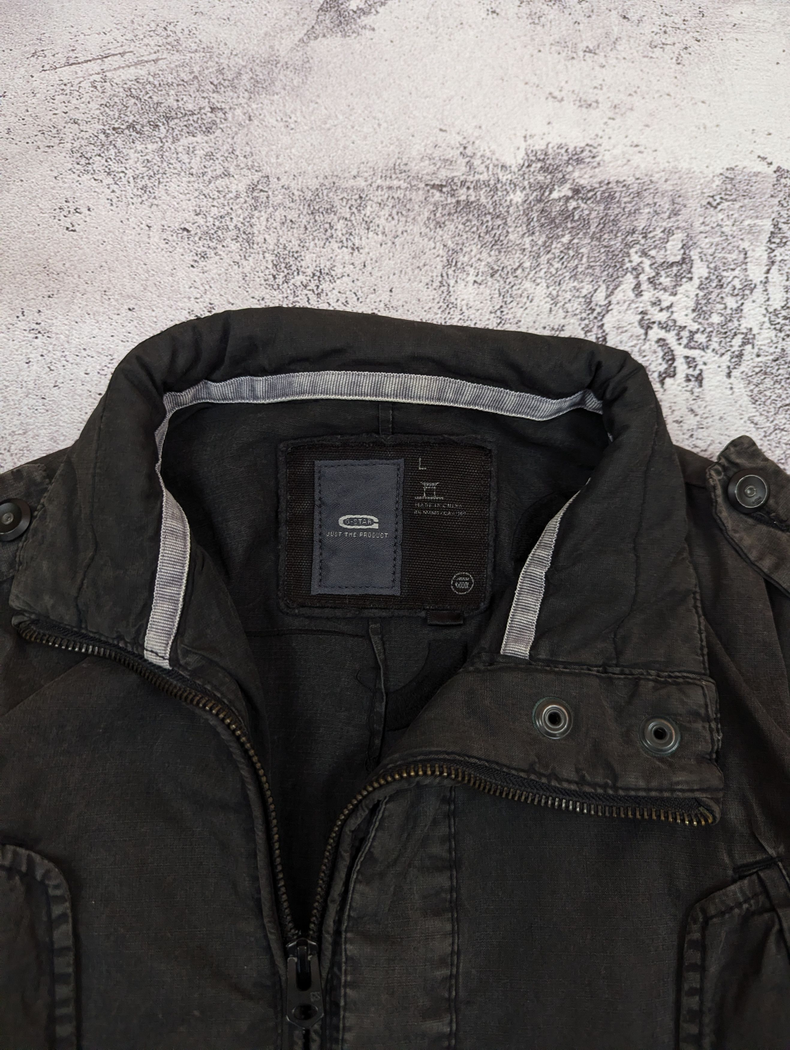 G-Star VTG G-Star RAW Faded Distressed Jacket L Size US L / EU 52-54 / 3 - 4 Thumbnail