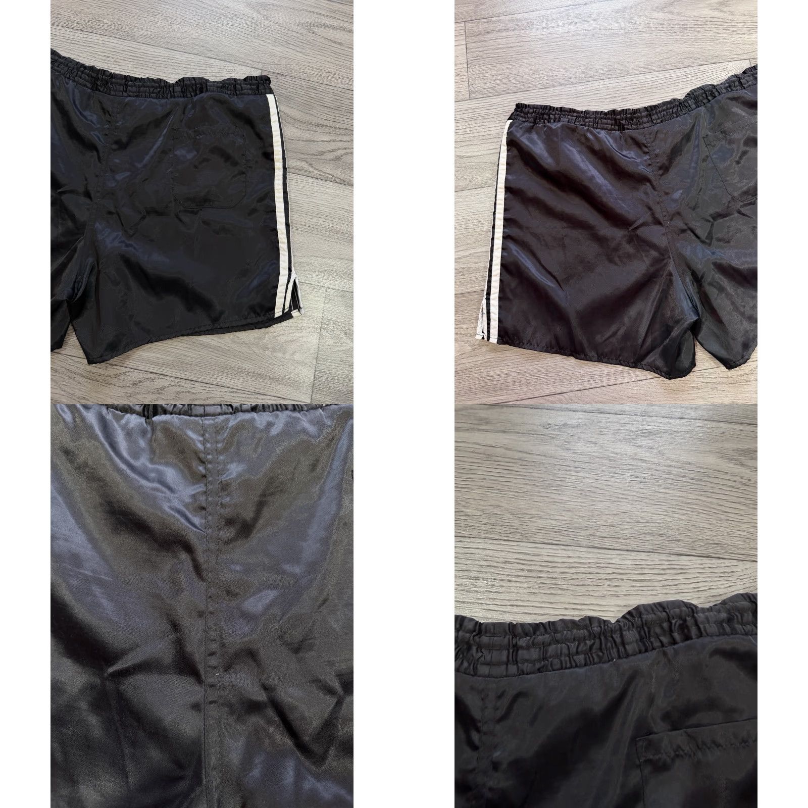 Adidas VINTAGE adidas SHORTS Black L 1980s Sprinter Running Football Soccer Mens Boys Size US 33 - 10 Thumbnail