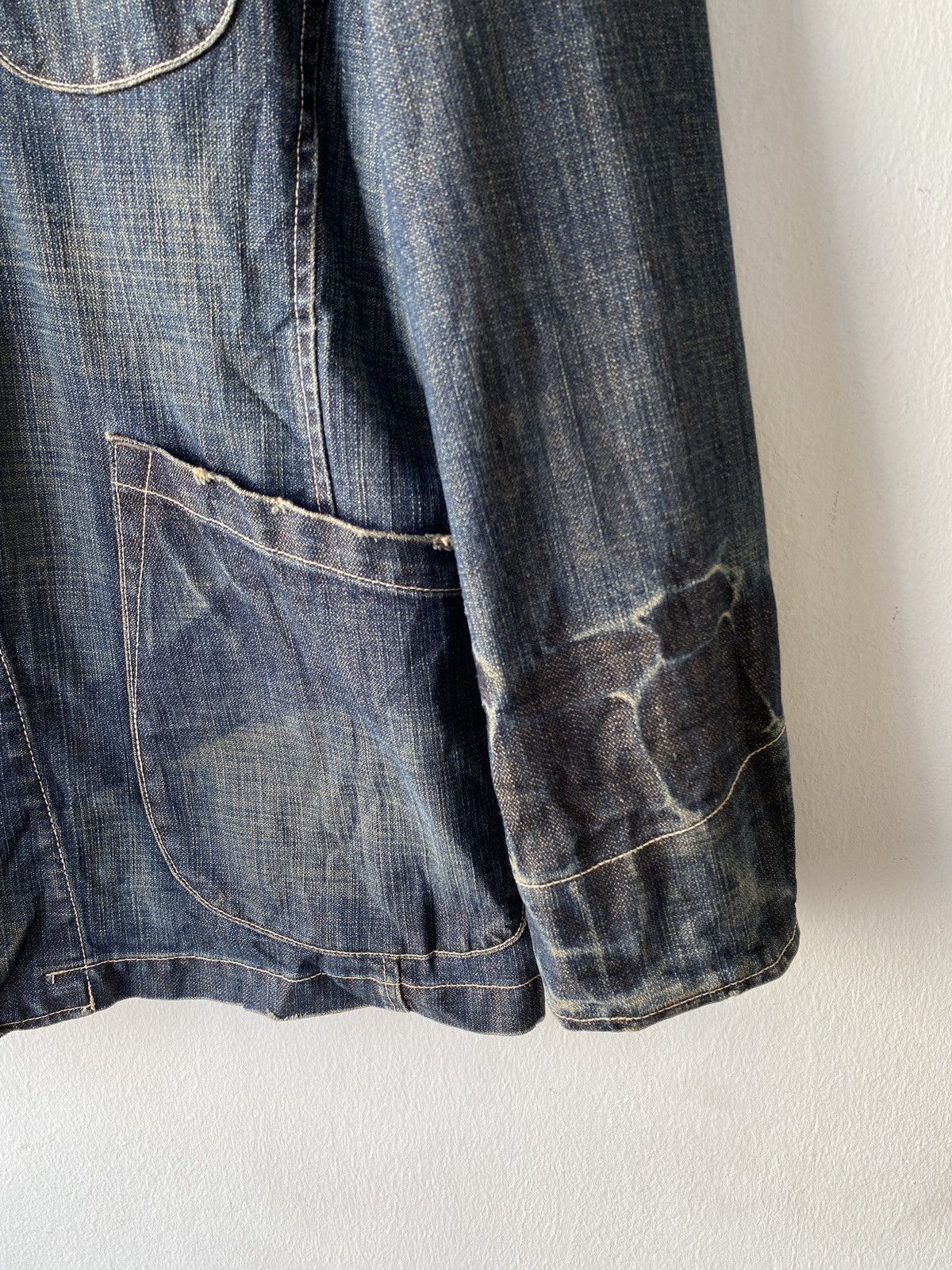 Levi's × Levi's Vintage Clothing × Vintage 2000s - Levi’s Redloop Workwear Design Denim Jacket Size US L / EU 52-54 / 3 - 8 Thumbnail